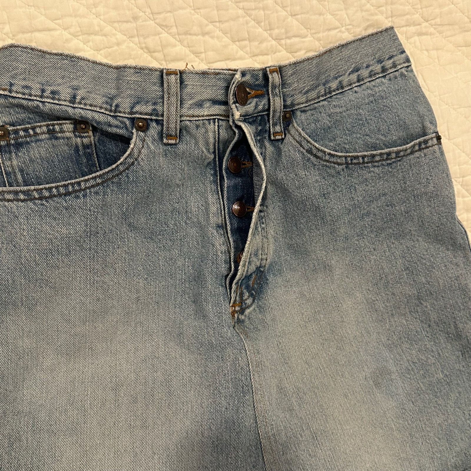 Banana Republic Vintage Banana Republic Safari & Travel Denim Skirt sz 6 Size 28" / US 6 / IT 42 - 7 Thumbnail