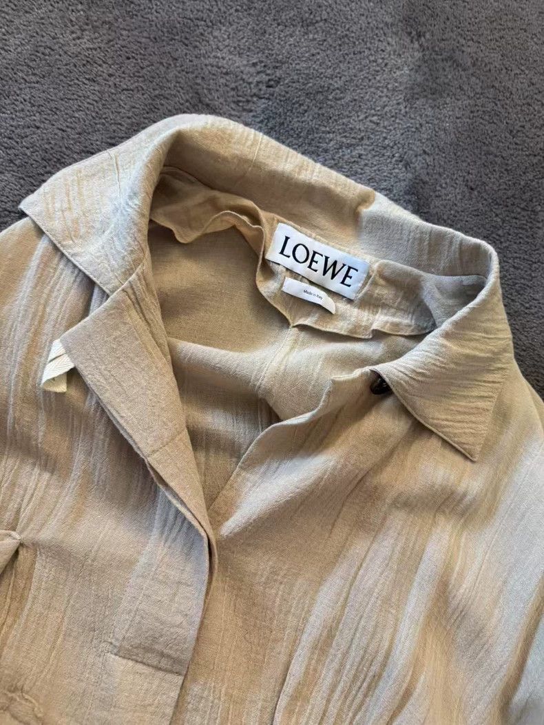 Loewe LOEWE Cotton and hemp material sun protection clothing Size XXS / US 00 / IT 34 - 3 Thumbnail