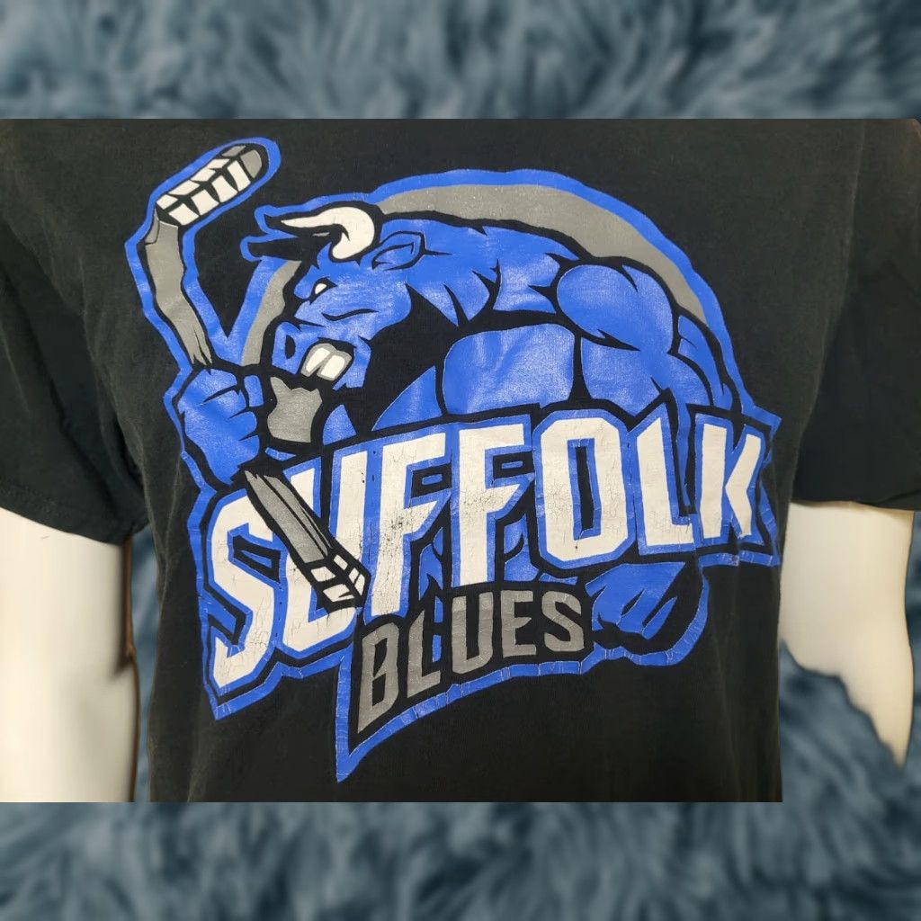 Vintage VINTAGE Suffolk County Police Department Blues Hockey Team T Shirt SCPD NY Large Size US L / EU 52-54 / 3 - 1 Thumbnail