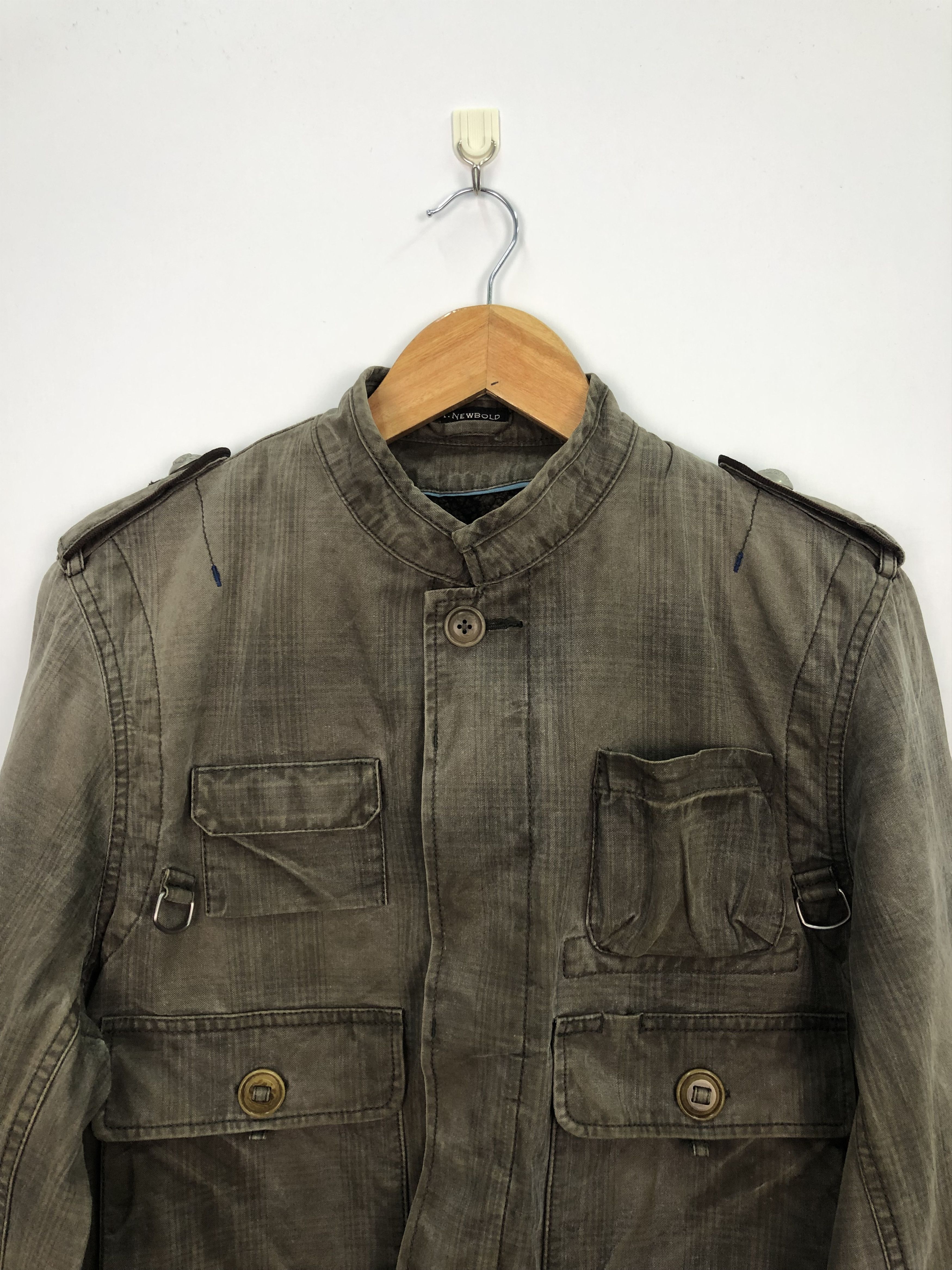 Freewheelers R.Newbold Faded Denim Multipocket Jacket J0166 Size US L / EU 52-54 / 3 - 2 Thumbnail