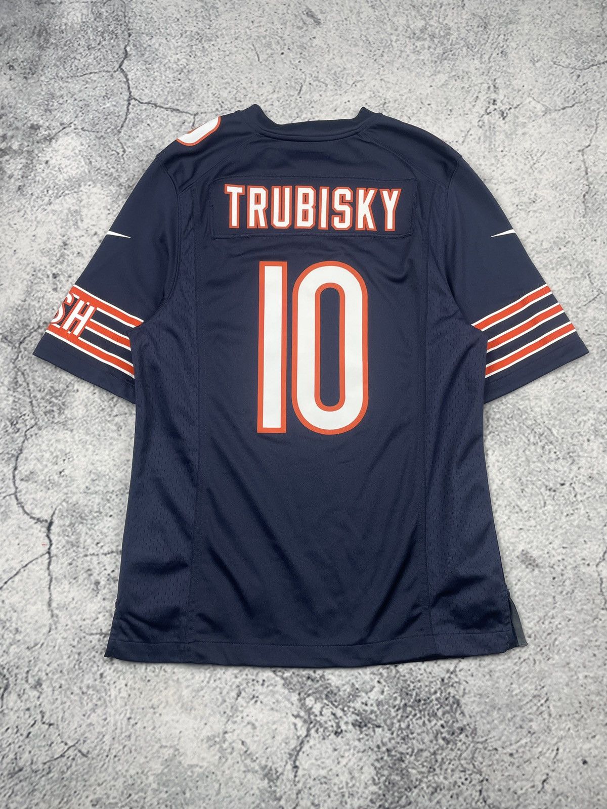 Nike Nike S Chicago Bears #10 Mitch Trubisky NFL Jersey drip Size US S / EU 44-46 / 1 - 2 Thumbnail