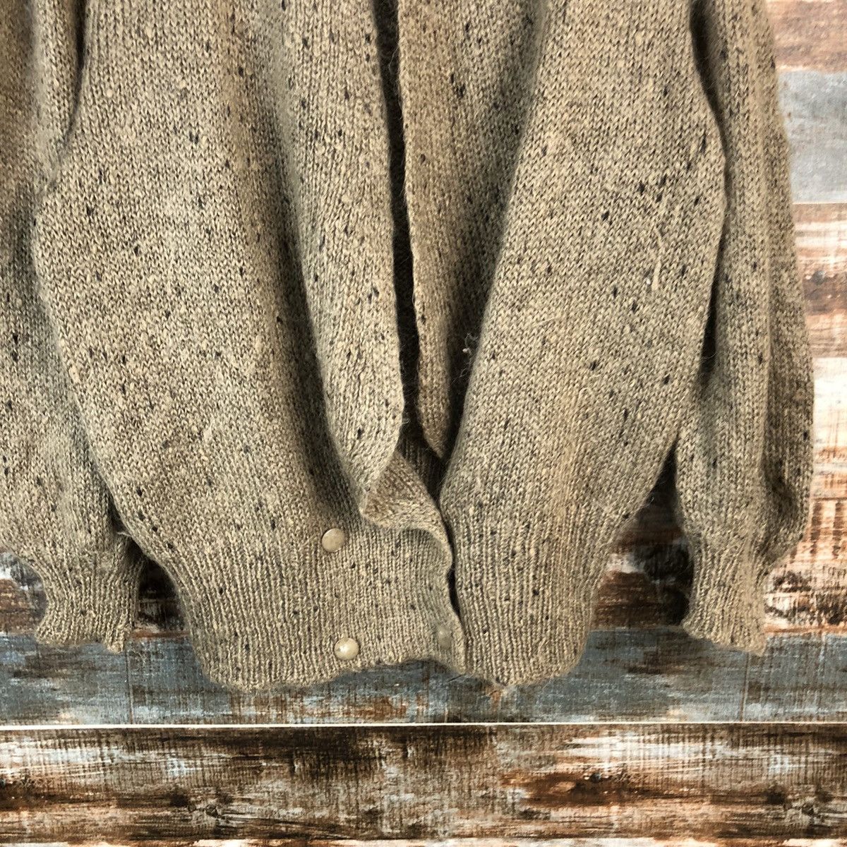 Homespun Knitwear × Japanese Brand Pinore Brown vintage mohair Cardigan Knitwear #A2251 Size M / US 6-8 / IT 42-44 - 6 Thumbnail