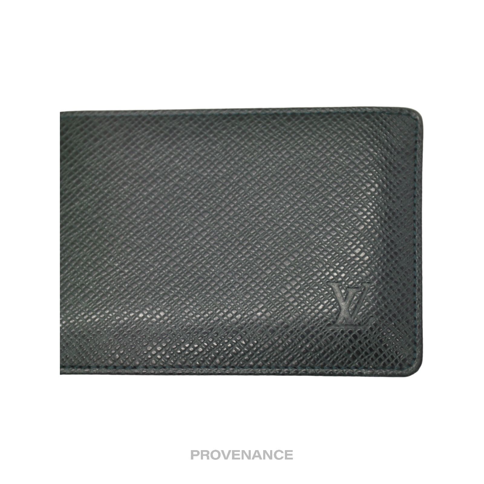 Louis Vuitton 🔴 Louis Vuitton Card Holder Wallet - Taiga Epicea Leather Size ONE SIZE - 3 Thumbnail