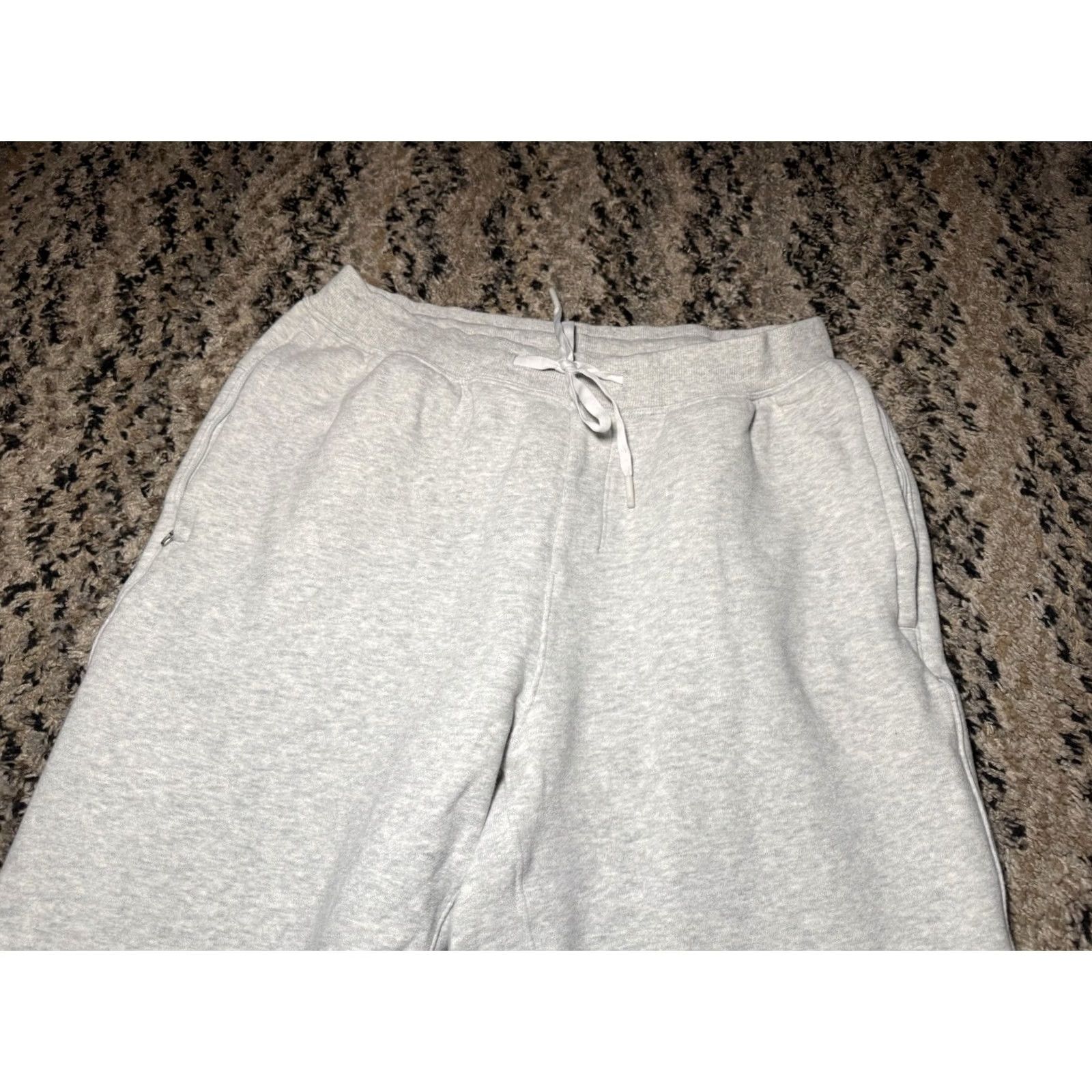 Lululemon Lululemon Jogger Mens Med Gray Steady State Training Sweatpants Athleisure Gym Pants Regular Tapered Pockets Stretch Mens Gray Sweatpants Size US 31 - 4 Thumbnail
