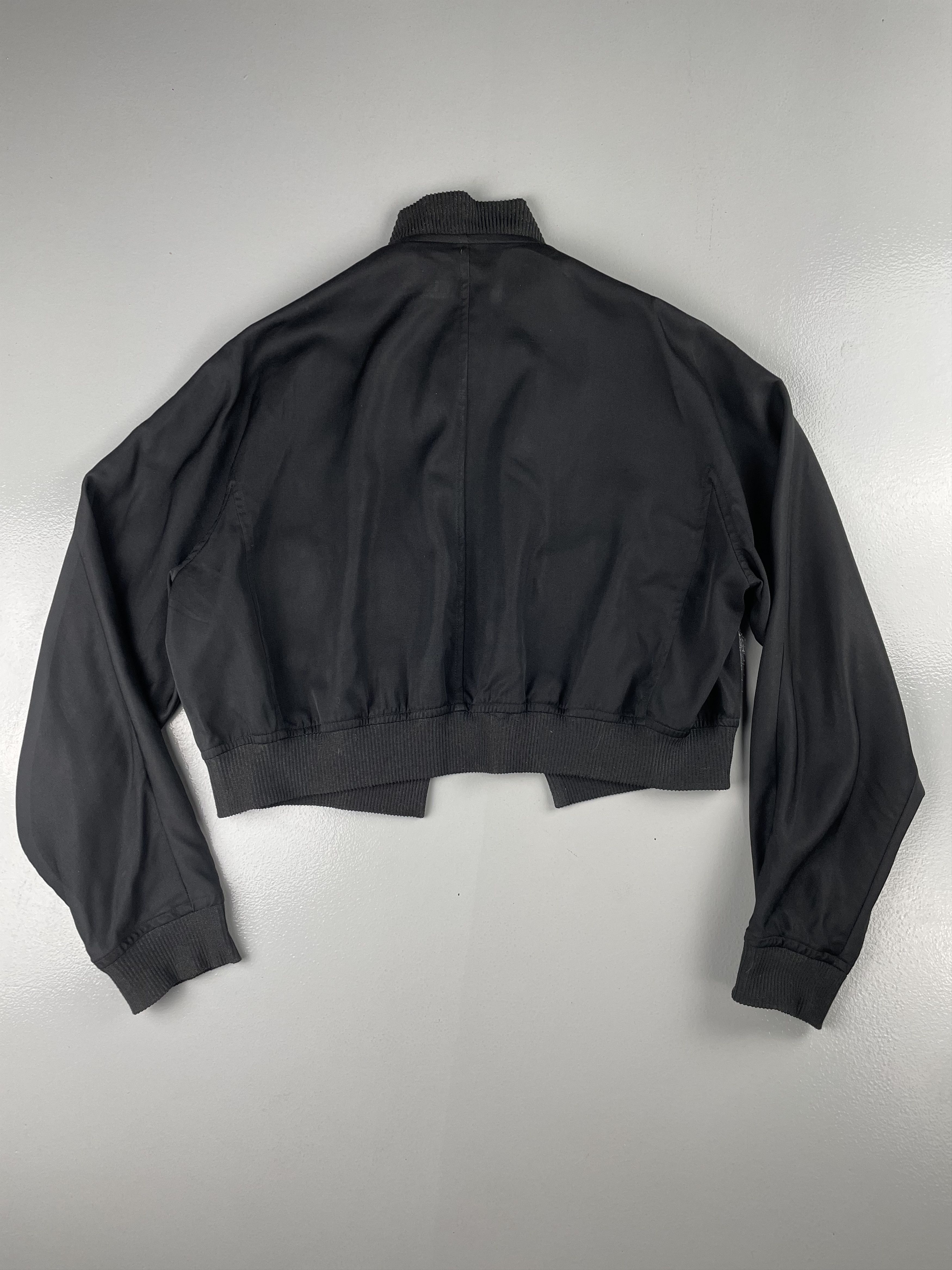 Yohji Yamamoto Yohji Yamamoto late 80's / 90-91 cropped wool bomber Size M / US 6-8 / IT 42-44 - 2 Thumbnail