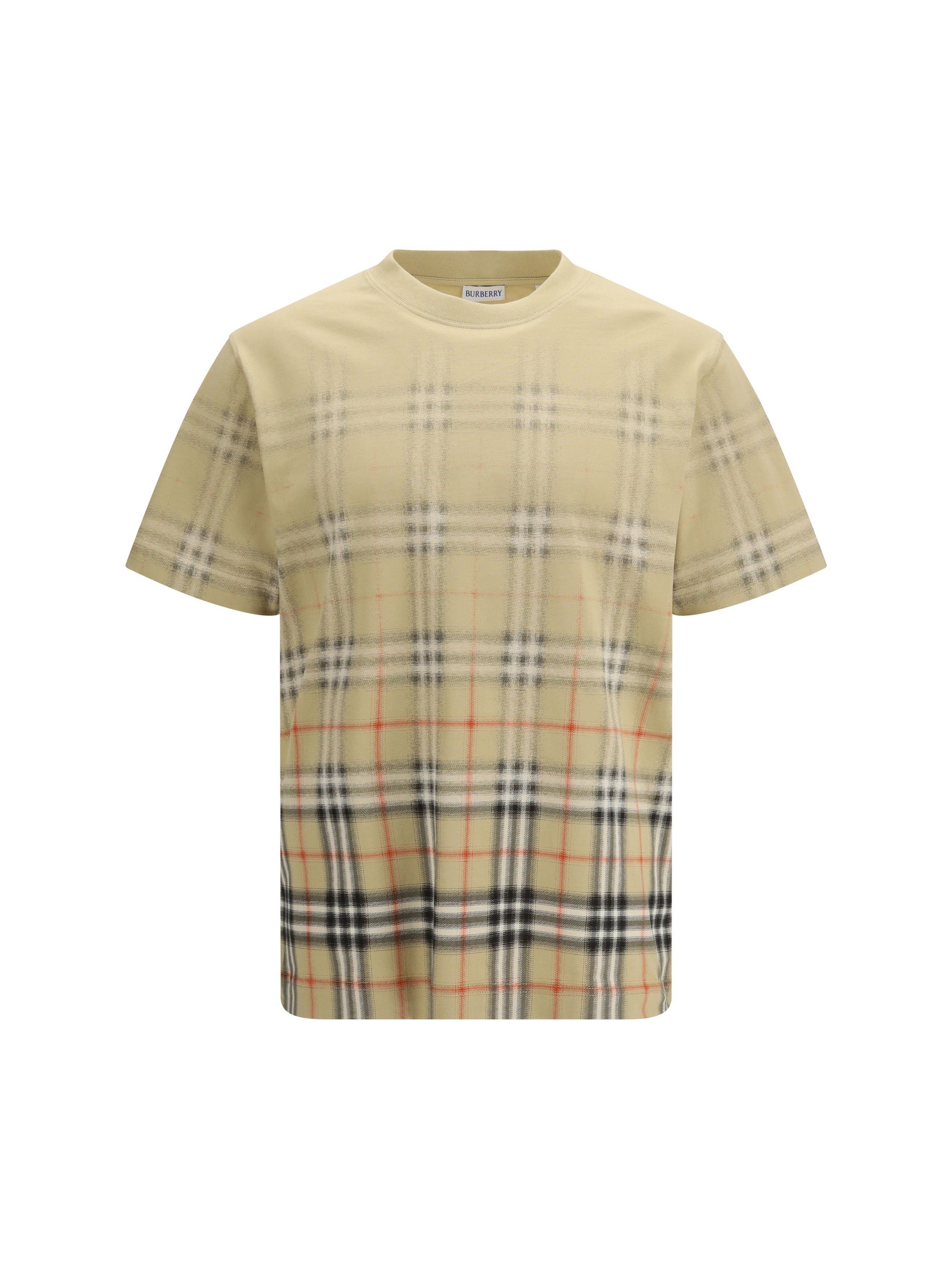 Check cotton T-shirt