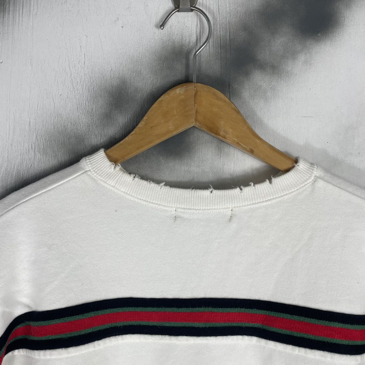Japanese Brand ENVYM JAPAN DISTRESSED STYLE SWEATSHIRT Size US L / EU 52-54 / 3 - 10 Thumbnail