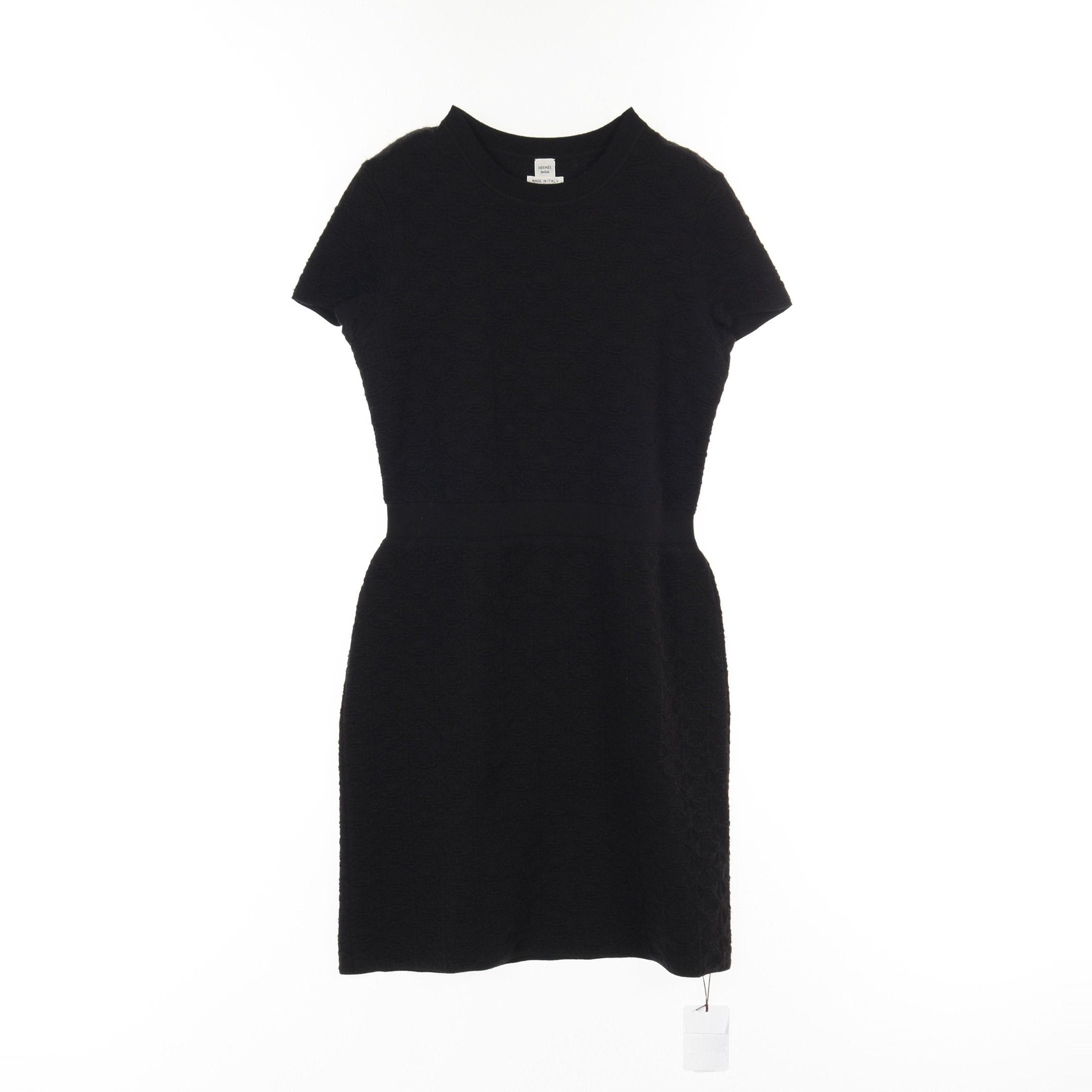Hermes Hermes One Piece All-Over Pattern Cashmere Silk Black Size ONE SIZE - 1 Thumbnail