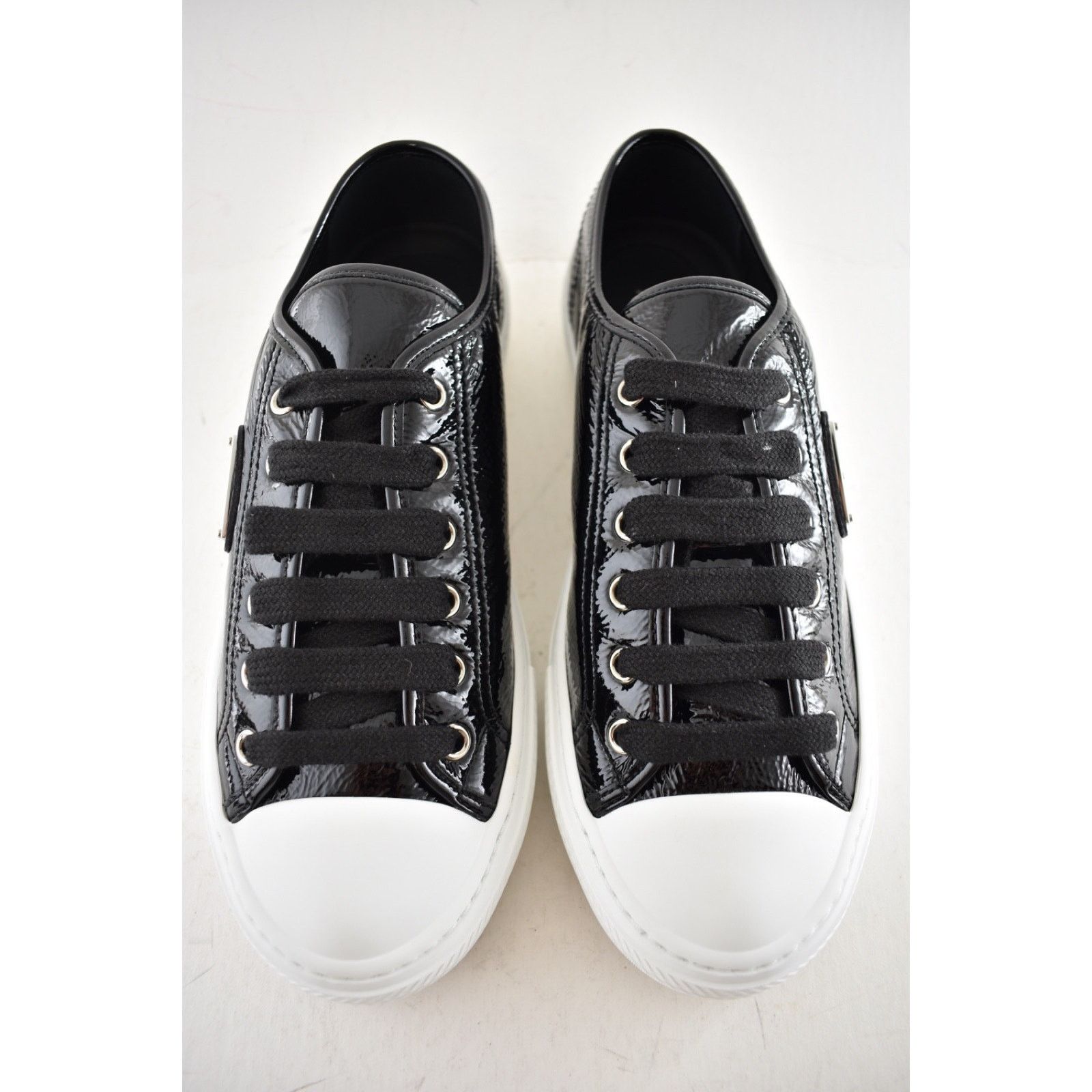 Prada Prada Smash Naplak Logo Flat Low Top Trainer Sneaker 39 Size US 9 / IT 39 - 8 Thumbnail