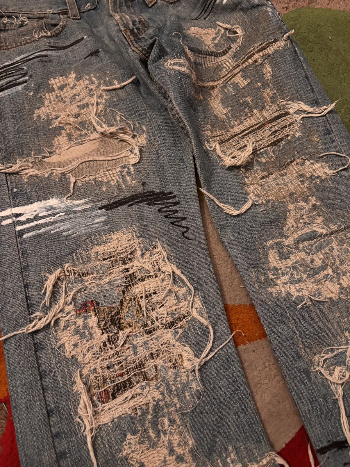 Ends Repair Ends Repair Tattoo Denim size 28 Size US 28 / EU 44 - 4 Thumbnail