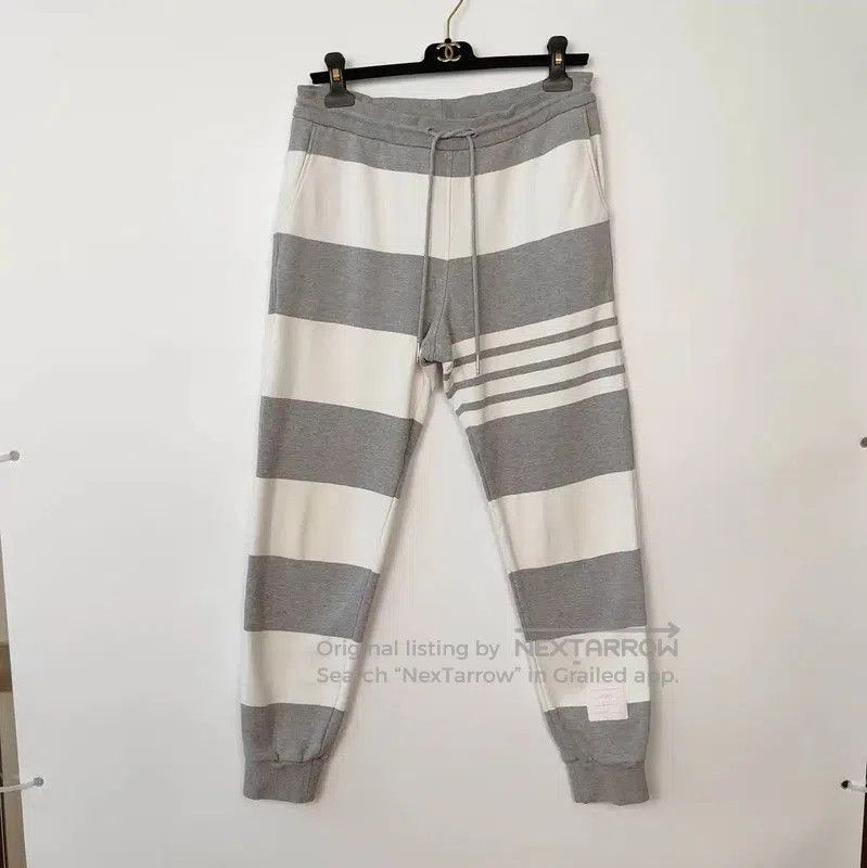 Thom Browne Thom Browne Gray Cotton Men's Casual Pants . Size US 30 / EU 46 - 1 Thumbnail
