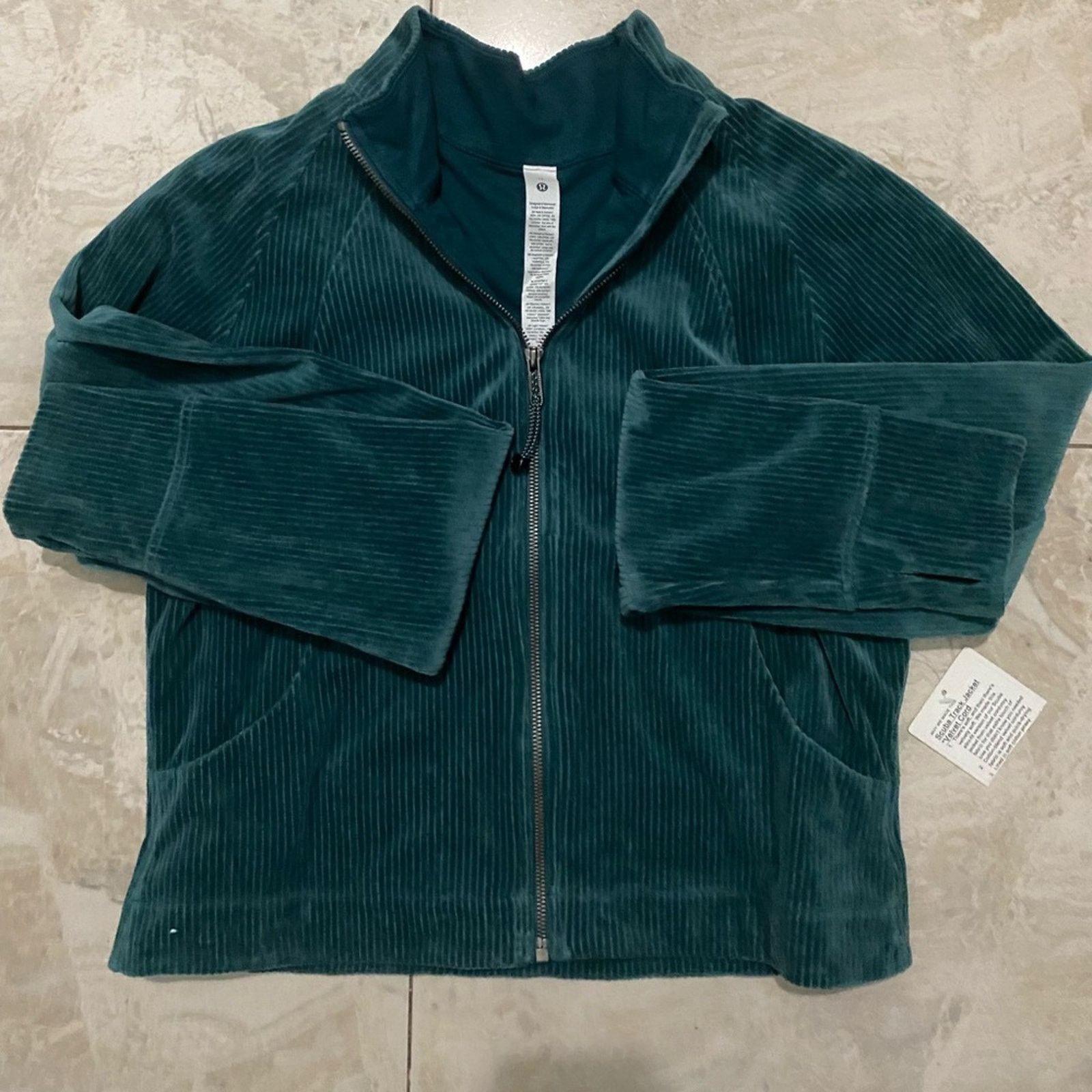 Lululemon NWT Scuba Track Jacket Velvet Cord Size XL / US 12-14 / IT 48-50 - 6 Thumbnail
