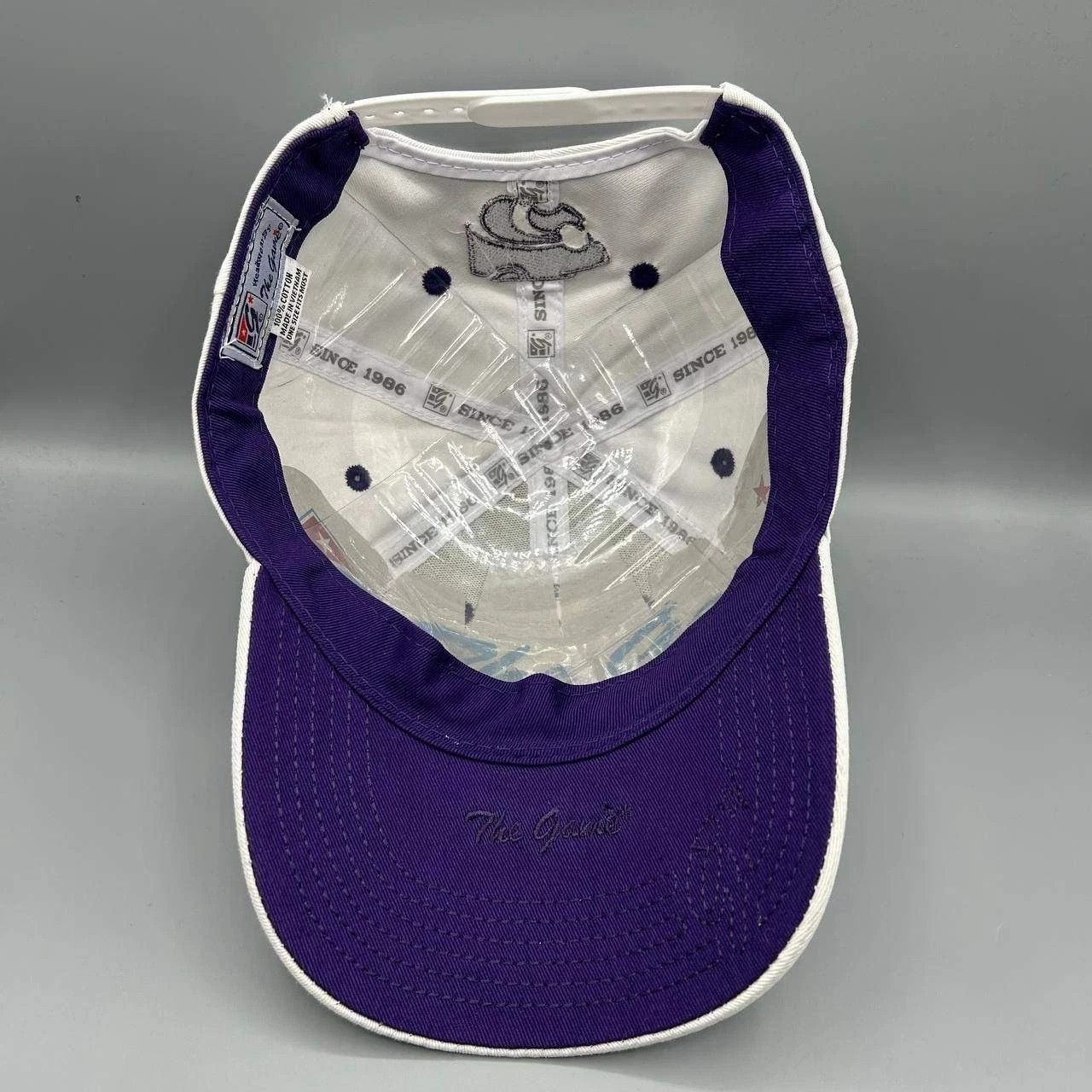 The Game Vintage Kansas State Wildcats Hat Men White NCAA Snap Back Size ONE SIZE - 2 Thumbnail