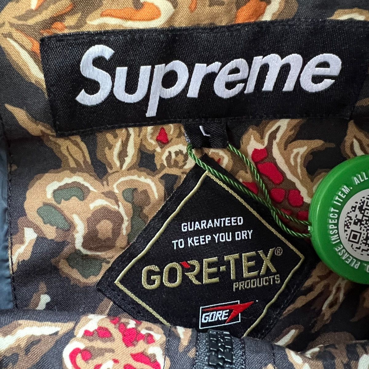 Supreme Supreme Gore-Tex Flower Print Court Jacket | Grailed