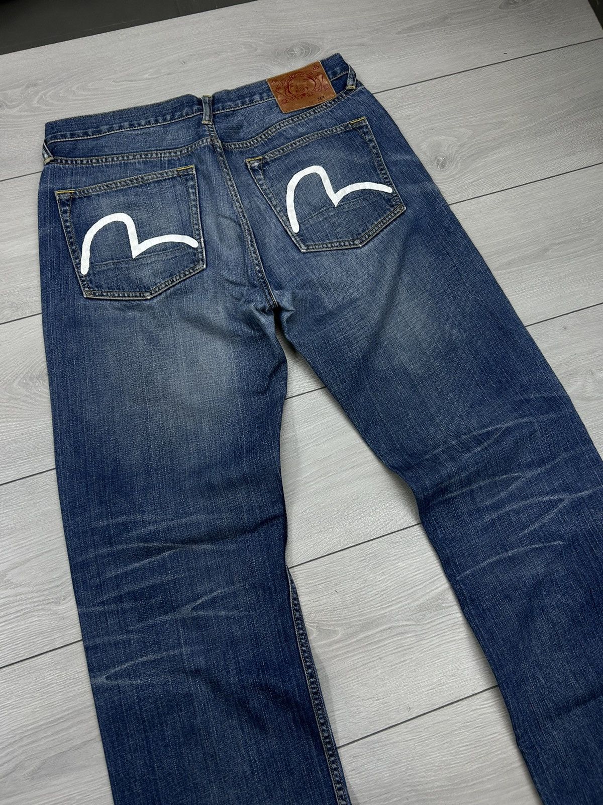 Japanese Brand × Vintage Evisu Vintage denim jeans size 34 Size US 34 / EU 50 - 3 Thumbnail
