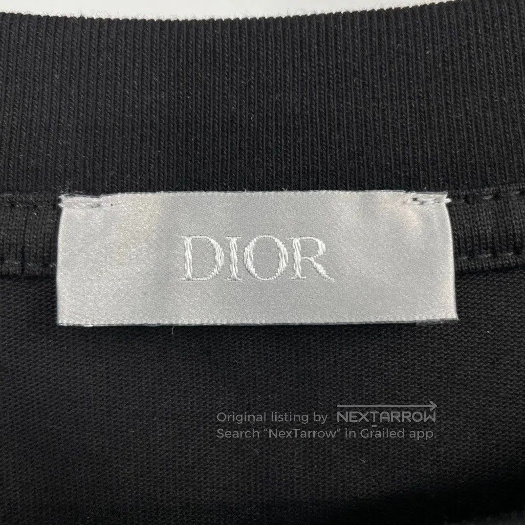 Dior dior floral embroidered short sleeve t-shirt. Size US XL / EU 56 / 4 - 4 Thumbnail
