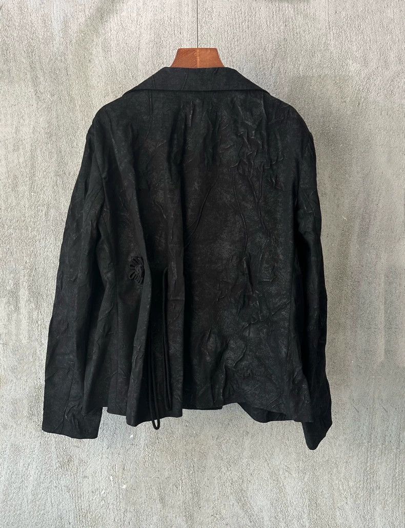 Yohji Yamamoto Yohji Yamamoto Yohji Yamamoto Black Suit Jacket with Draws Size US M / EU 48-50 / 2 - 2 Thumbnail