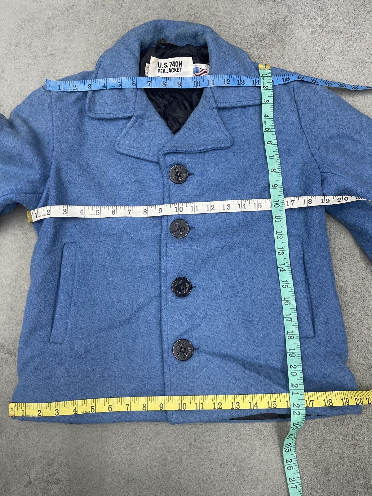 Schott × Vintage STEALS💥WOOL U.S PEA JACKET SCHOTT Size XXL / US 16-18 / IT 52-54 - 10 Thumbnail