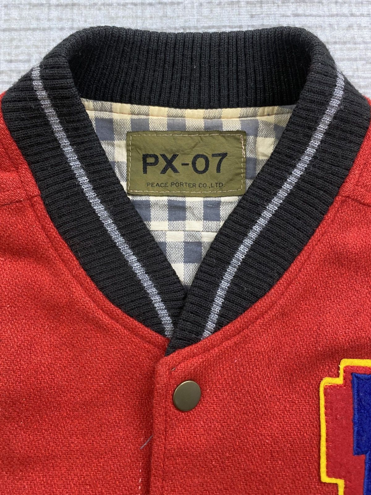 Japanese Brand × Vintage Vintage PX-07 Peace Porter Big Logo Bomber Jacket Size US L / EU 52-54 / 3 - 7 Thumbnail
