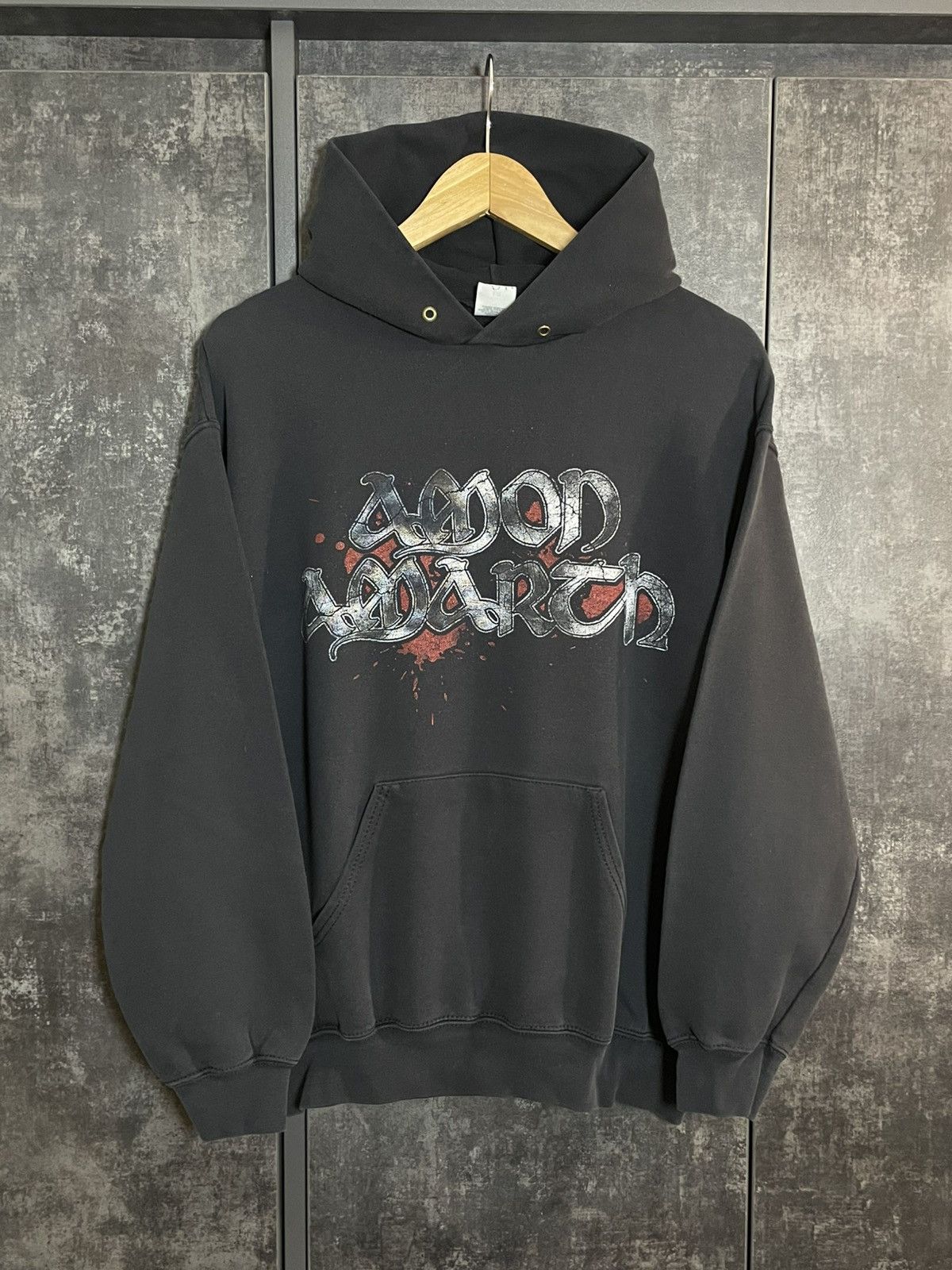 Vintage Vintage Amon Amarth Faded Hoodie Rock Darkthrone Deftones Ys Size US M / EU 48-50 / 2 - 1 Thumbnail