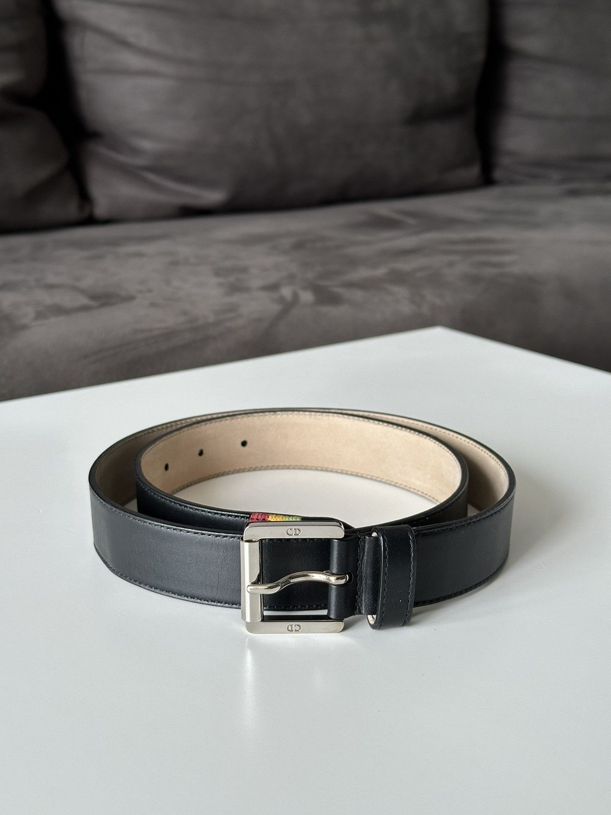 Dior Reversible popular Vintage Unisex Leather Belt