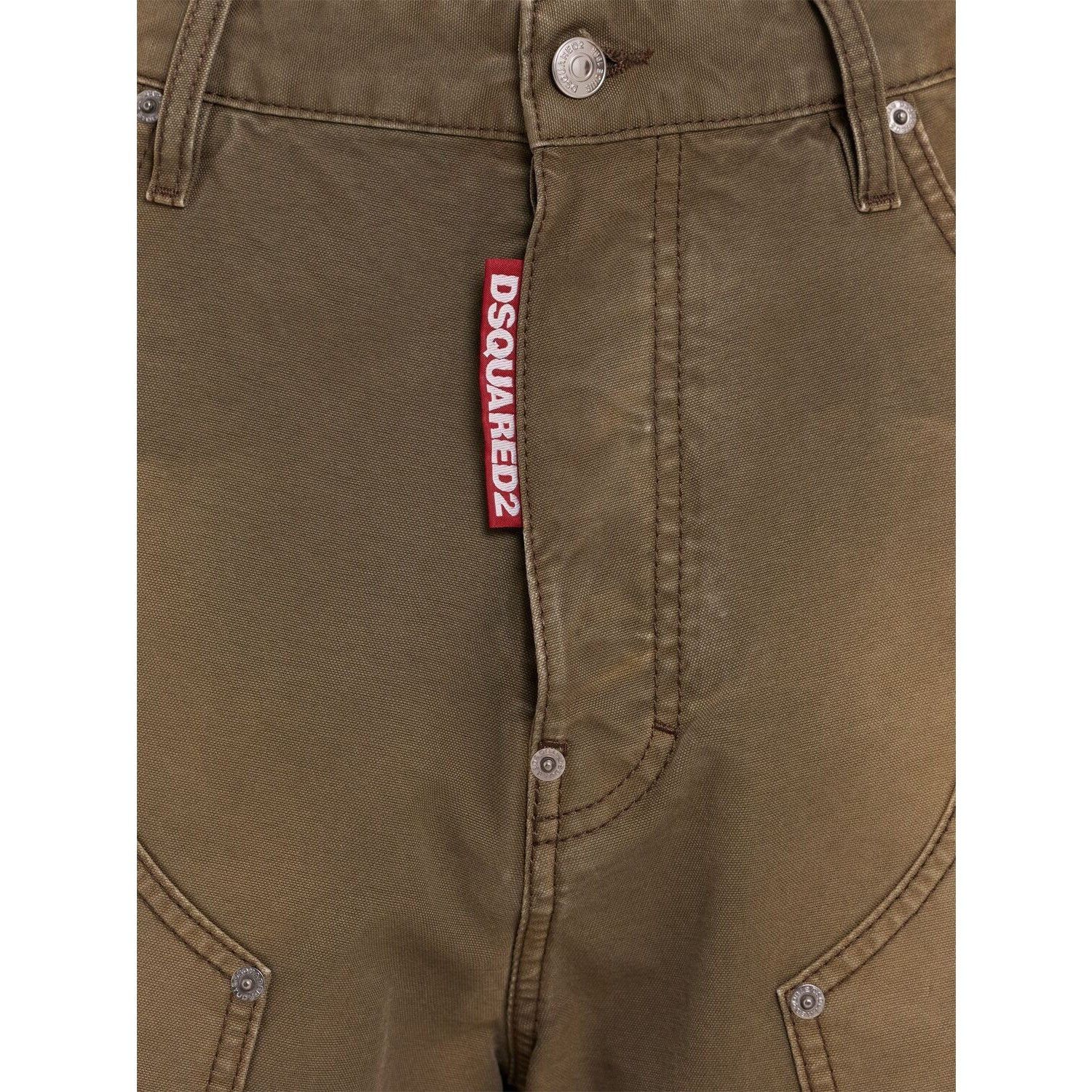 Dsquared2 DSQUARED2 carpenter Green Shorts New & Authentic (Men's size Size US 26 / EU 42 - 2 Thumbnail