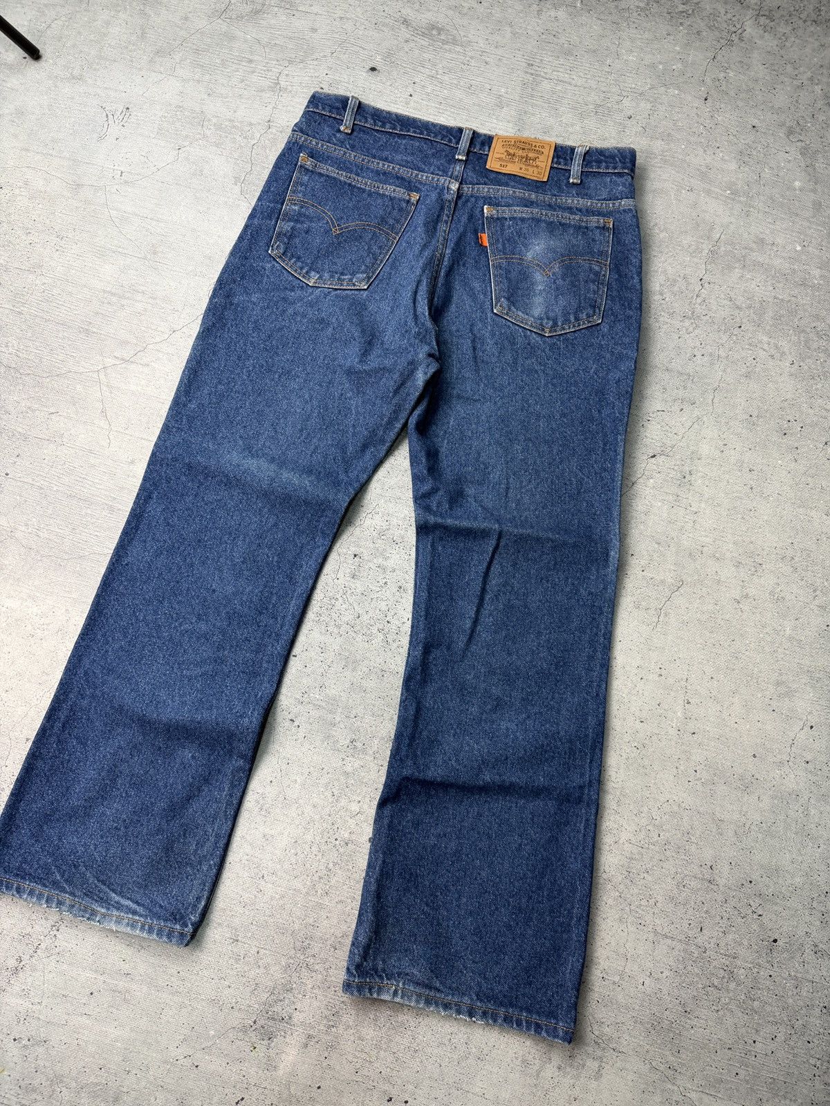 Levi's Jeans 80s Vintage Levi's 517 Light Wash Flared Jeans Size US 36 / EU 52 - 2 Thumbnail