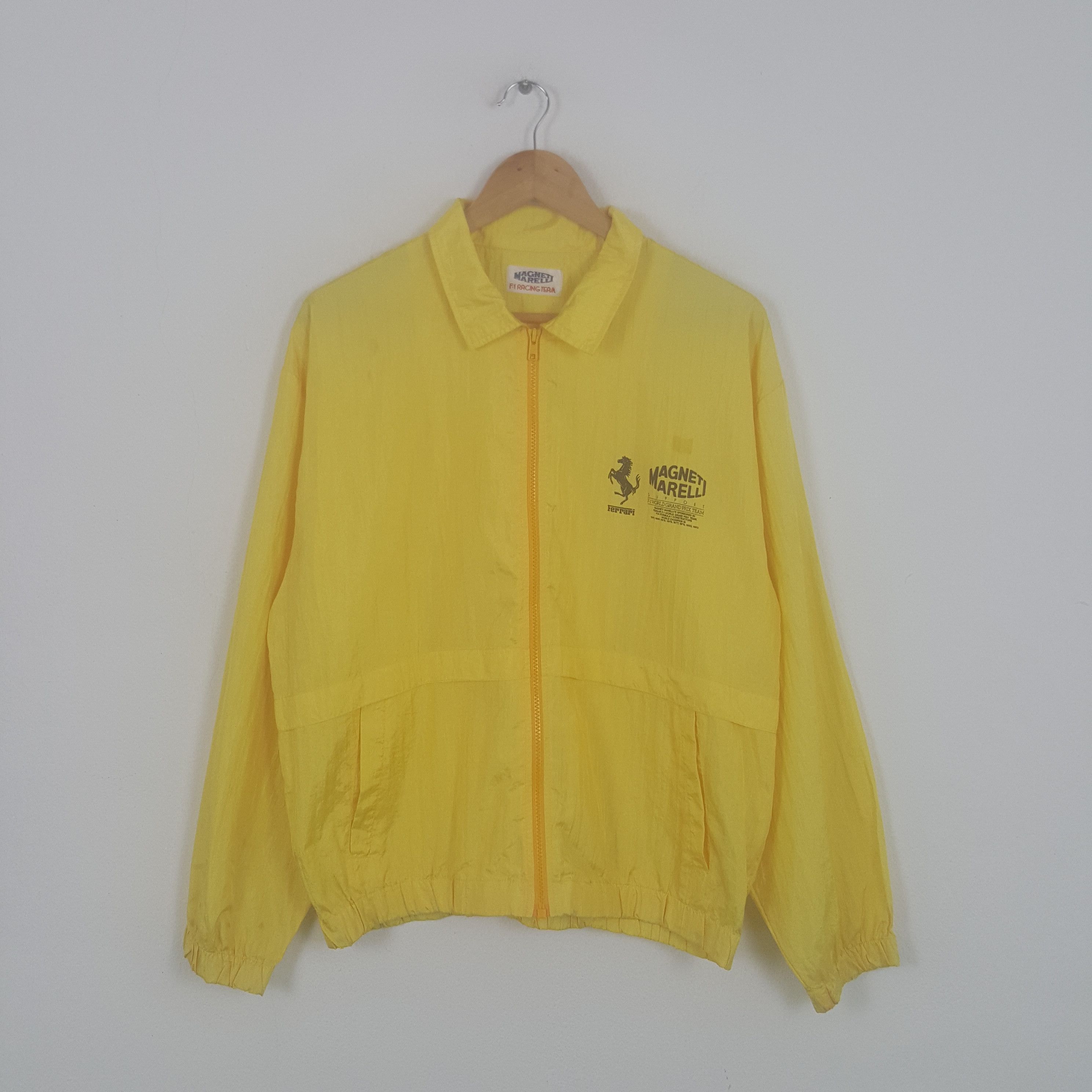Ferrari × Vintage Vintage Magneti Marelli F1 Racing Team Windbreaker Jacket Size US L / EU 52-54 / 3 - 1 Thumbnail