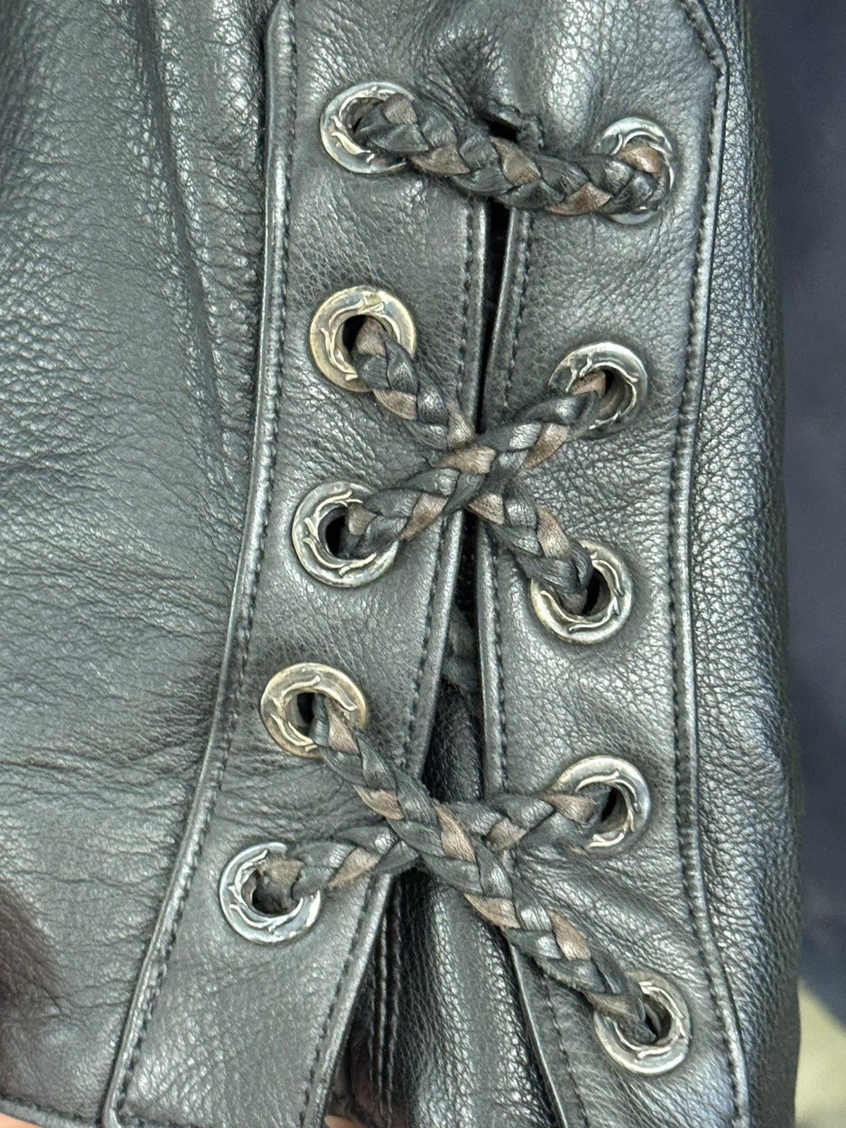 Chrome Hearts Chrome Hearts 90s Vintage 12button Leather Vest Size US L / EU 52-54 / 3 - 6 Thumbnail