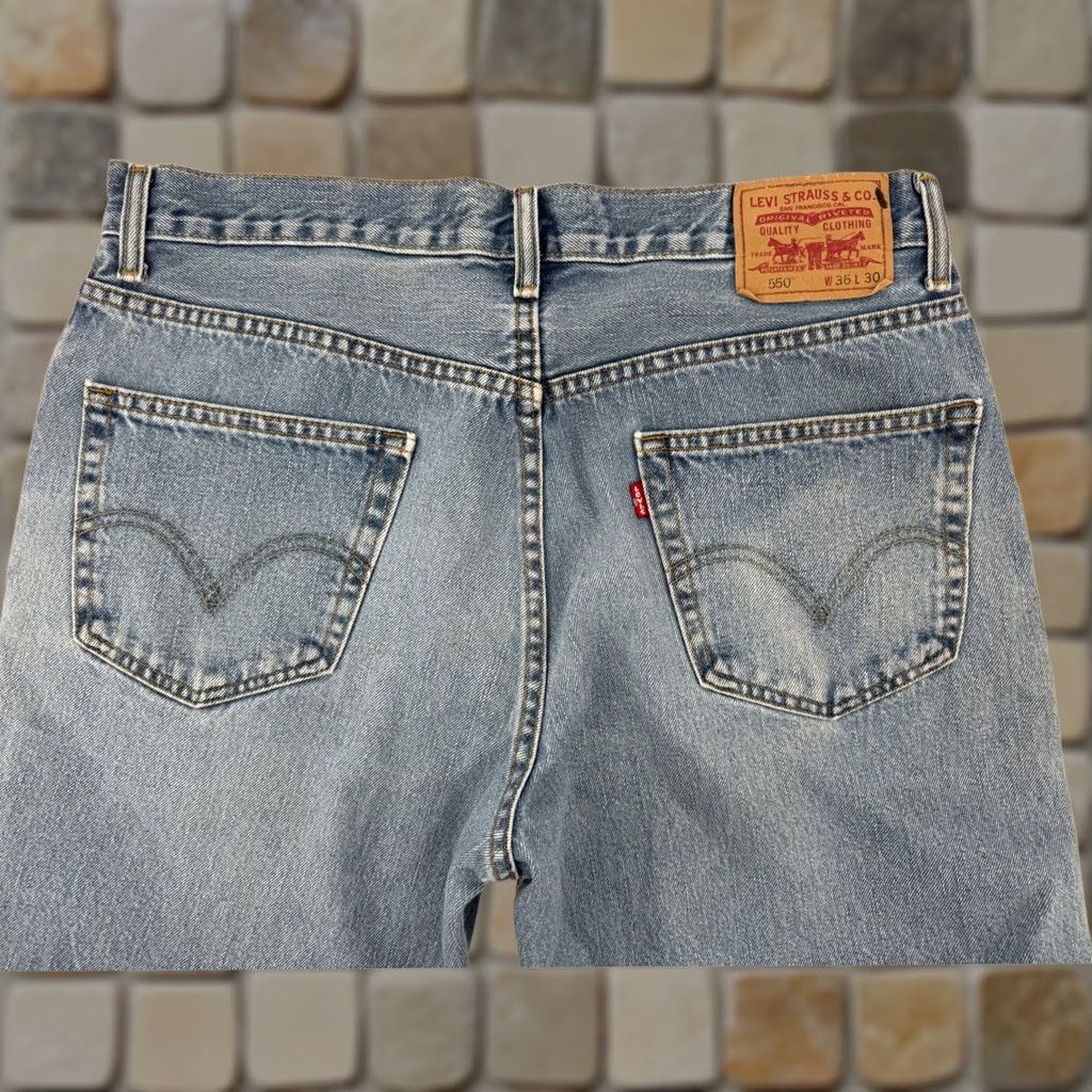 Vintage Levi Strauss 550 Jeans Mens W36 L30 Blue Denim Relaxed Fit 