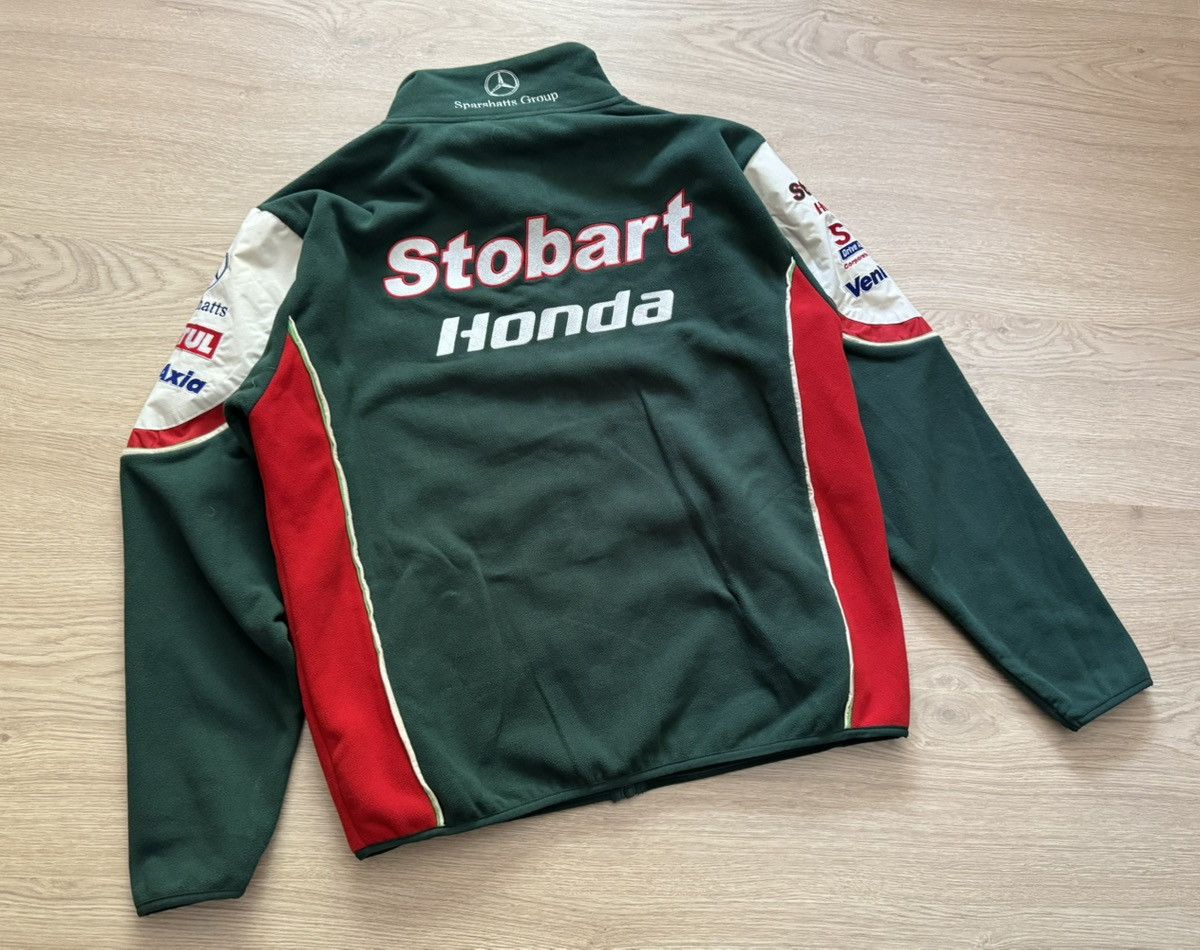 NASCAR Vintage Honda Nascar Racing y2k Fleece Full Zip Jacket Size US L / EU 52-54 / 3 - 10 Thumbnail