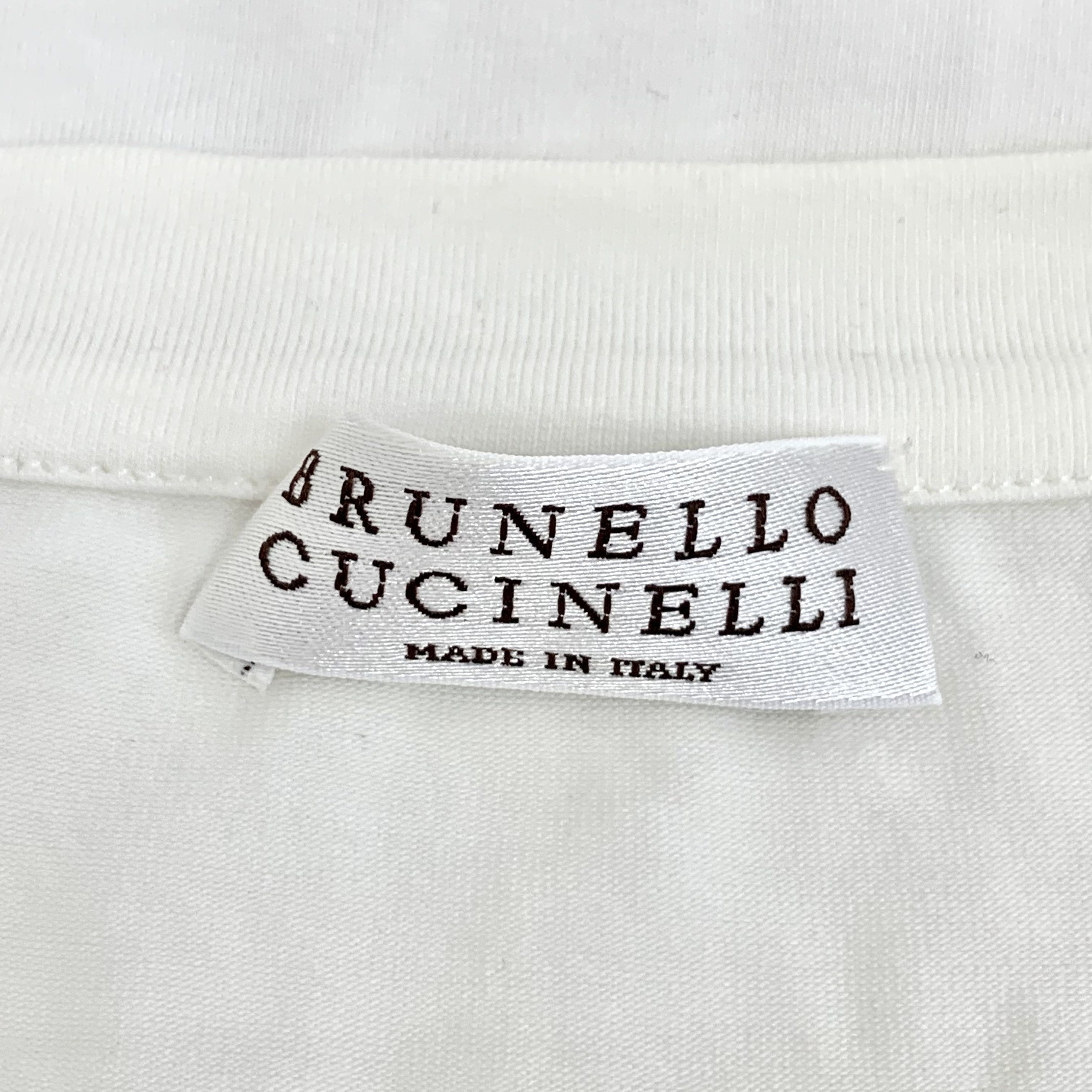 Brunello Cucinelli Brunello Cucinelli Cotton T-Shirt White (S) Size US S / EU 44-46 / 1 - 5 Thumbnail