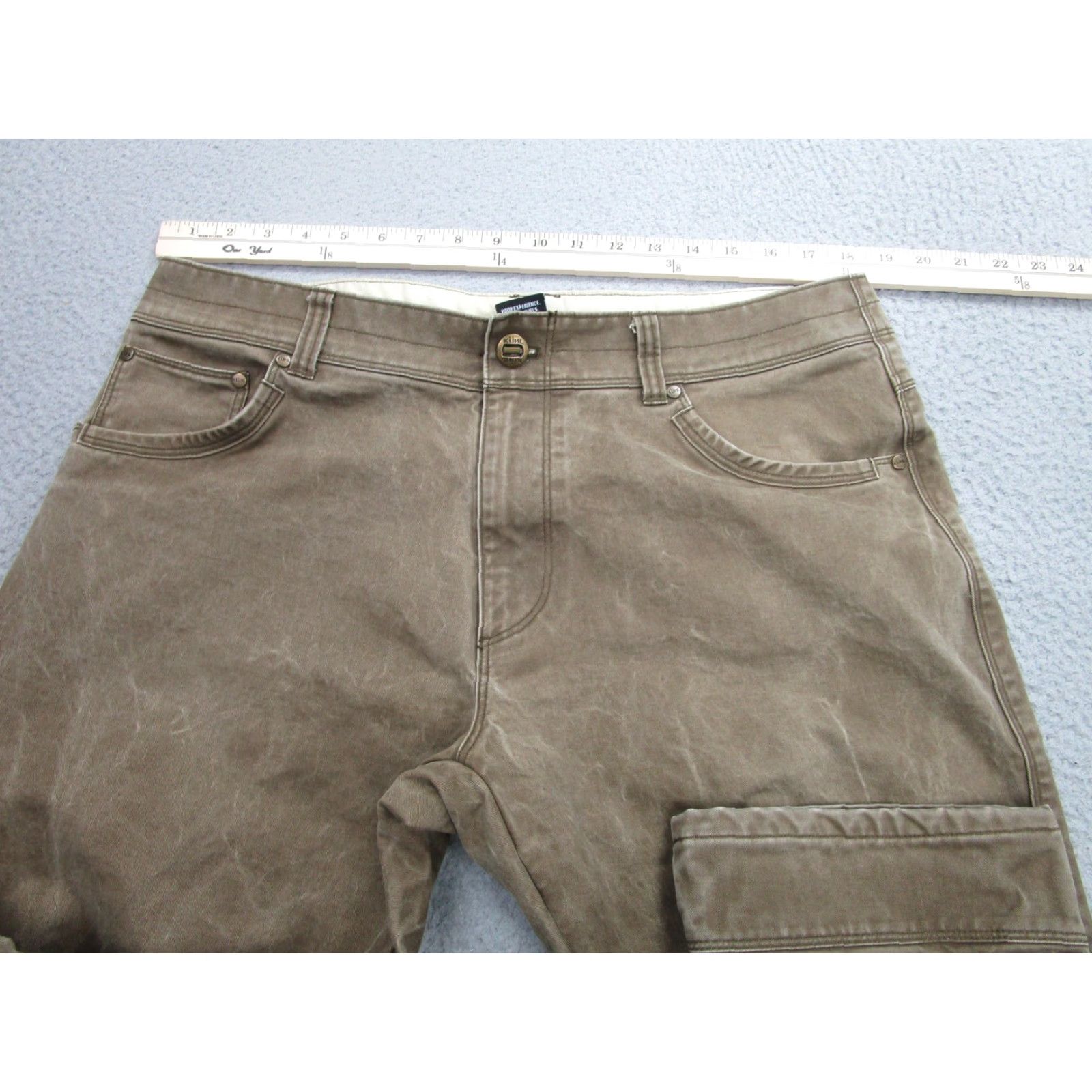 Vintage VINTAGE KÜHL RYDR Khakis Pants Mens 36 Brown Patina Dye Hiking Workwear Outdoor Size US 36 / EU 52 - 5 Thumbnail
