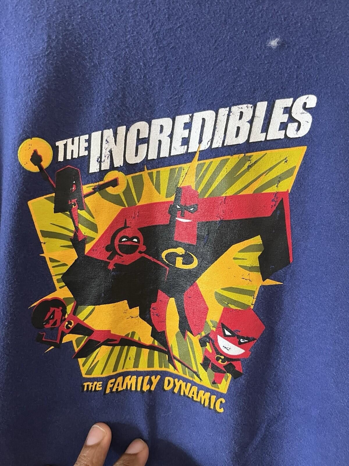 Disney VTG Disney Store The Incredibles Long Sleeve Tee L Size ONE SIZE - 2 Thumbnail