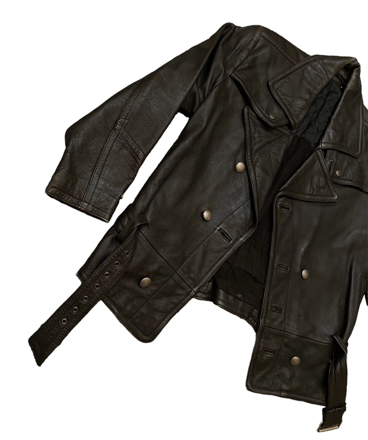 Vintage Vintage 1990s punk grunge style leather jacket Size US S / EU 44-46 / 1 - 4 Thumbnail