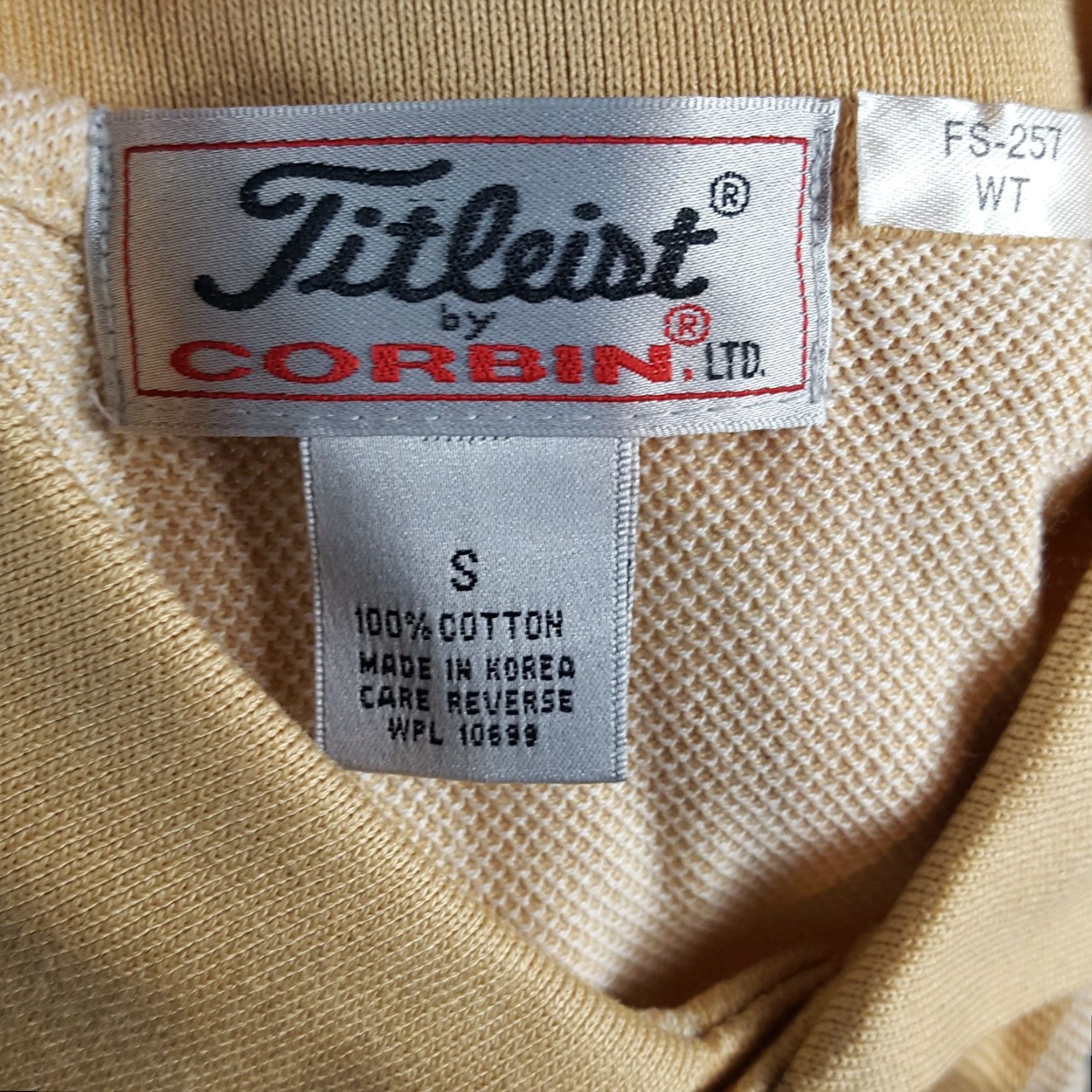 Titleist VINTAGE Titleist Polo Shirt Mens S Yellow Striped Golf Casual 90s Preppy Button Collar Shirt Size US S / EU 44-46 / 1 - 7 Thumbnail