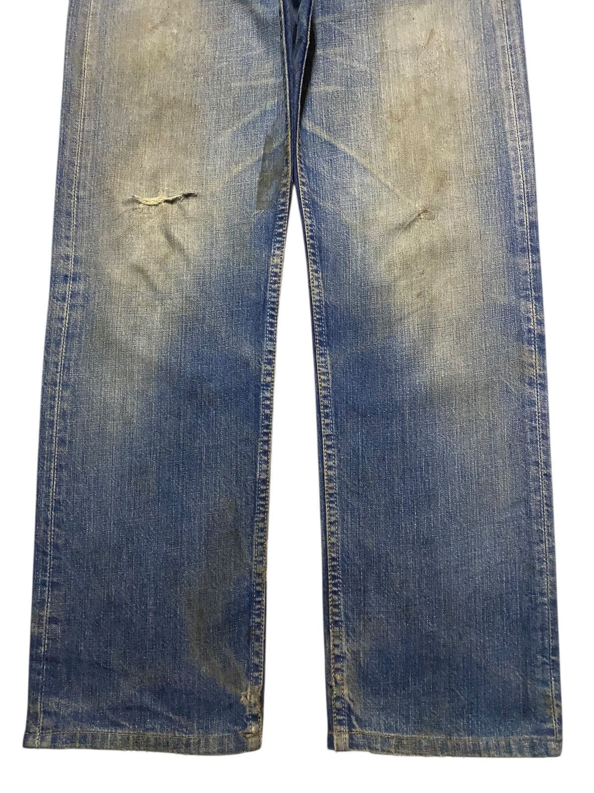 Levi's Vintage Levis 501 Mud Wash Distressed Loose Jeans Size US 30 / EU 46 - 5 Thumbnail