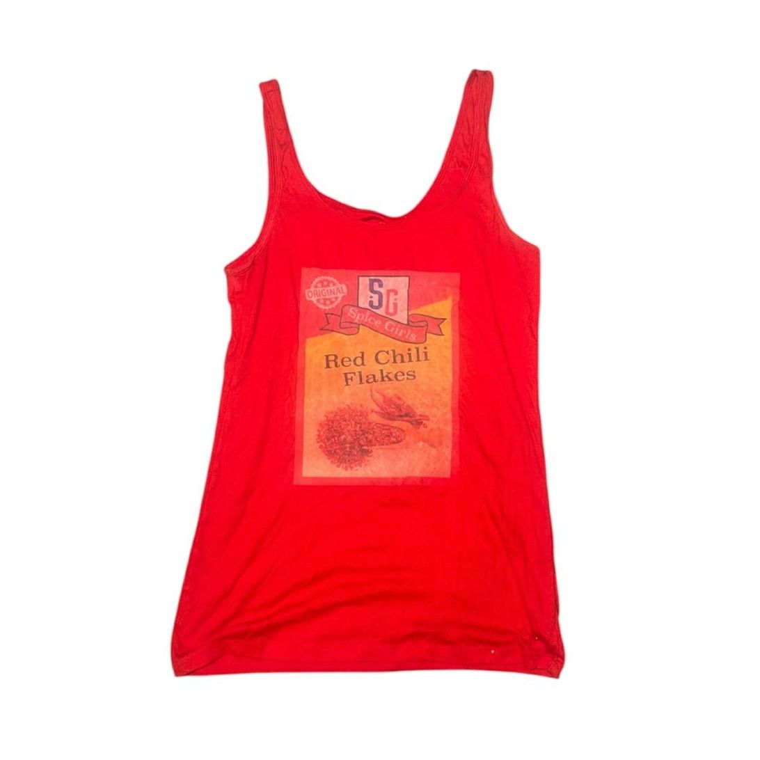 Other Spice Girls Costume Tank Top Red Pepper Flakes Halloween S/M Size S / US 4 / IT 40 - 3 Thumbnail