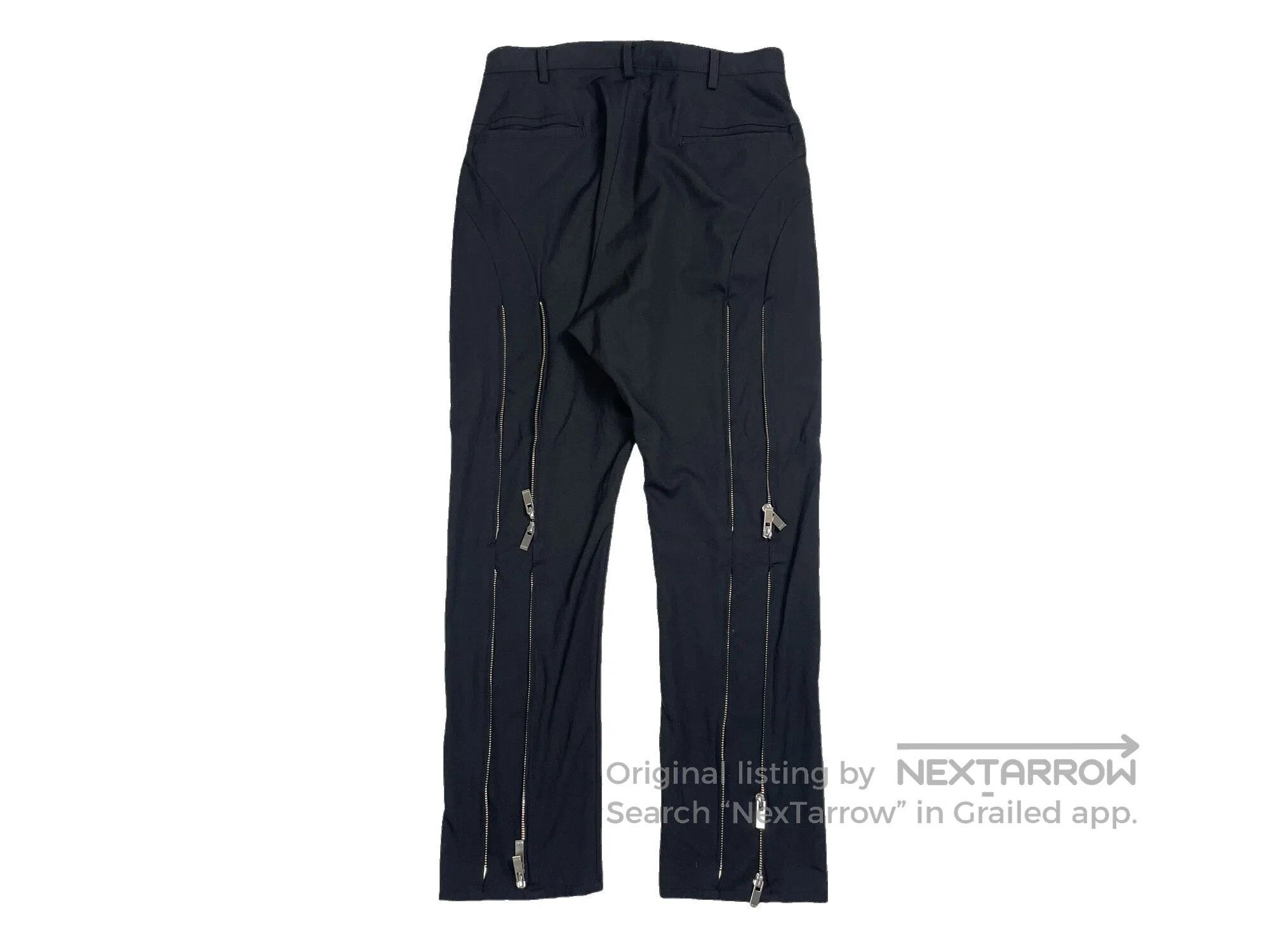 Other Sulvam Wool Trousers size M Zipper Wool Slacks Size US 28 / EU 44 - 2 Thumbnail