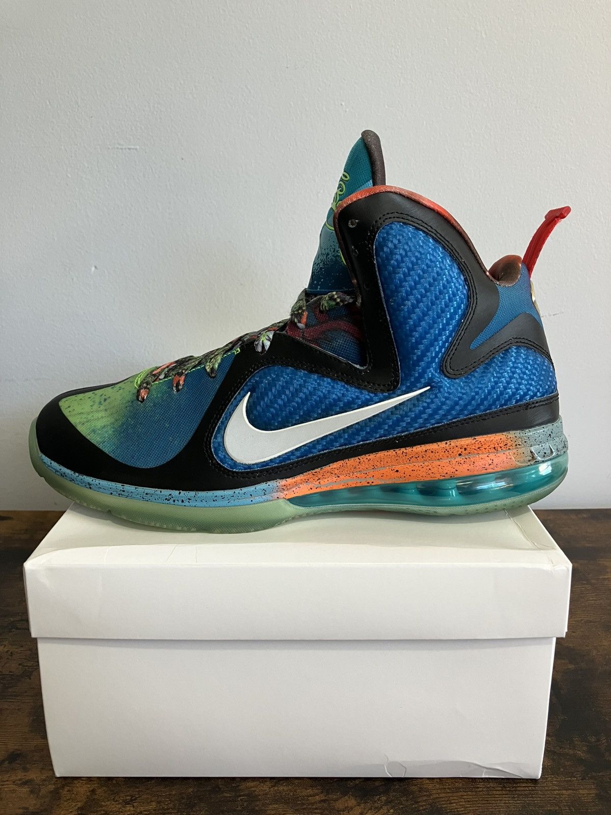 Nike Size 12 - 2012 Nike Lebron 9 What The Lebron PE Promo Sample Size US 12 / EU 45 - 2 Thumbnail