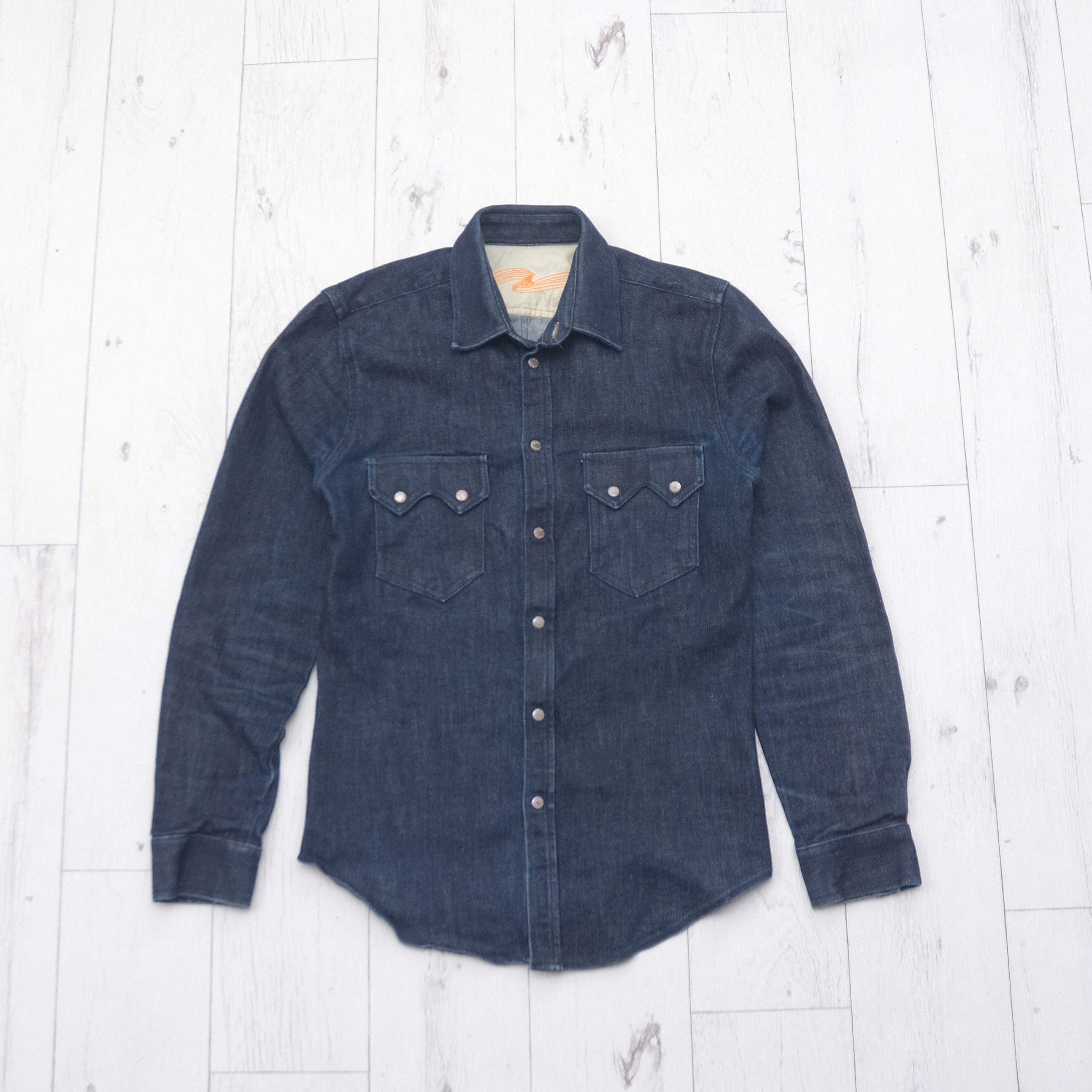 Nudie Jeans Nudie Jeans - Blue Denim Barney Horse Lining Jacket