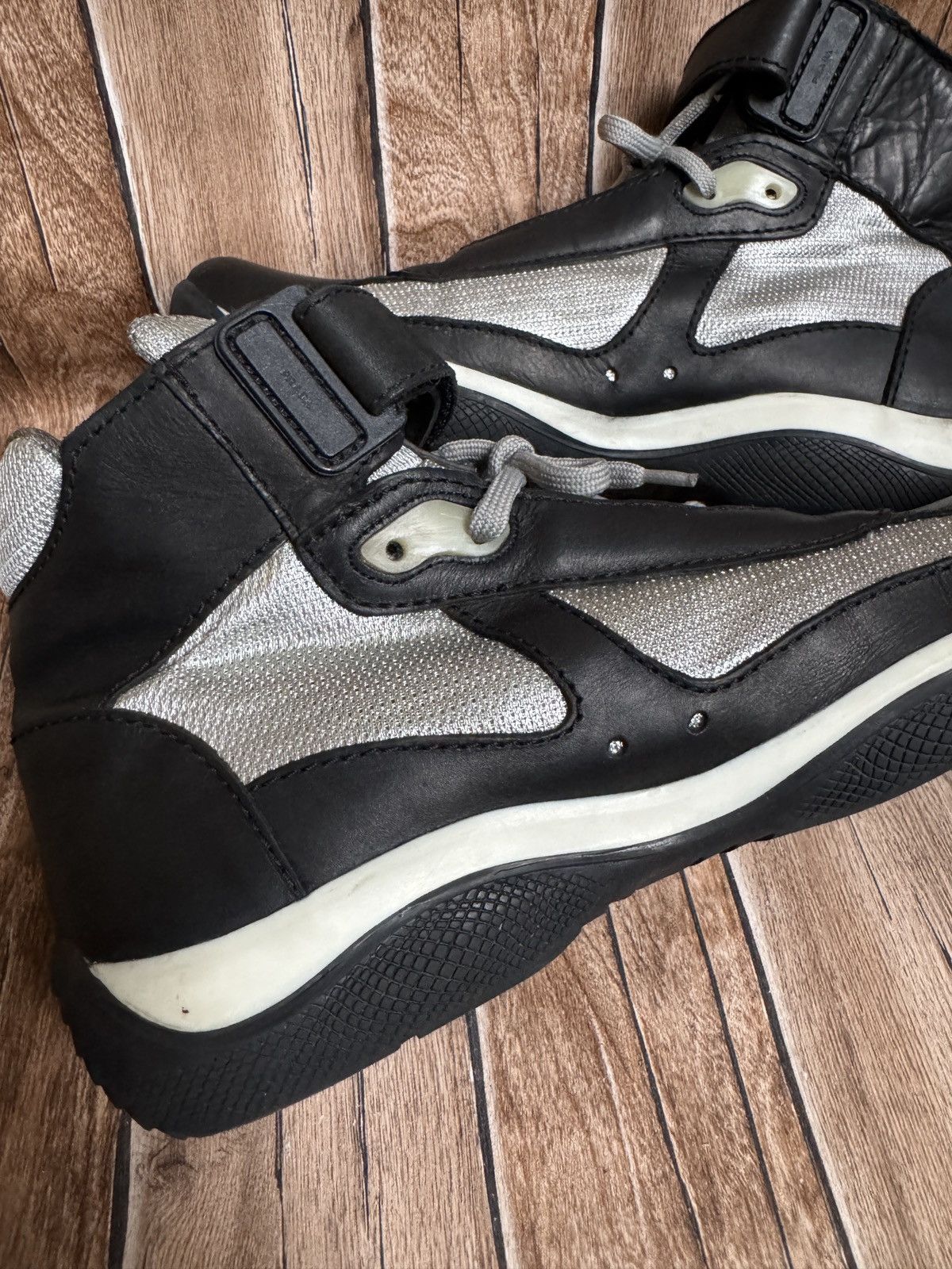 Prada America cup trainers black/grey Size US 11 / EU 44 - 8 Thumbnail
