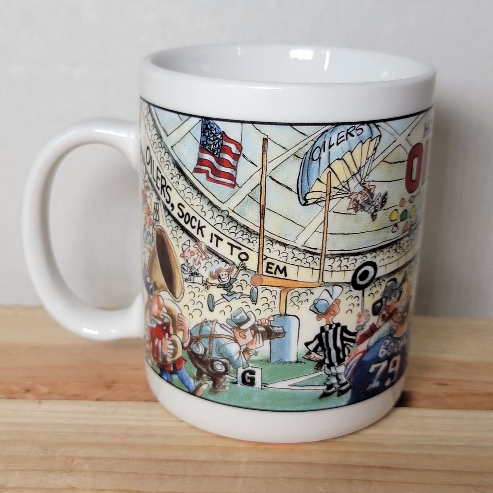 Other VINTAGE Team NFL Houston Oilers In Astrodome Ceramic Mug Size ONE SIZE - 2 Thumbnail