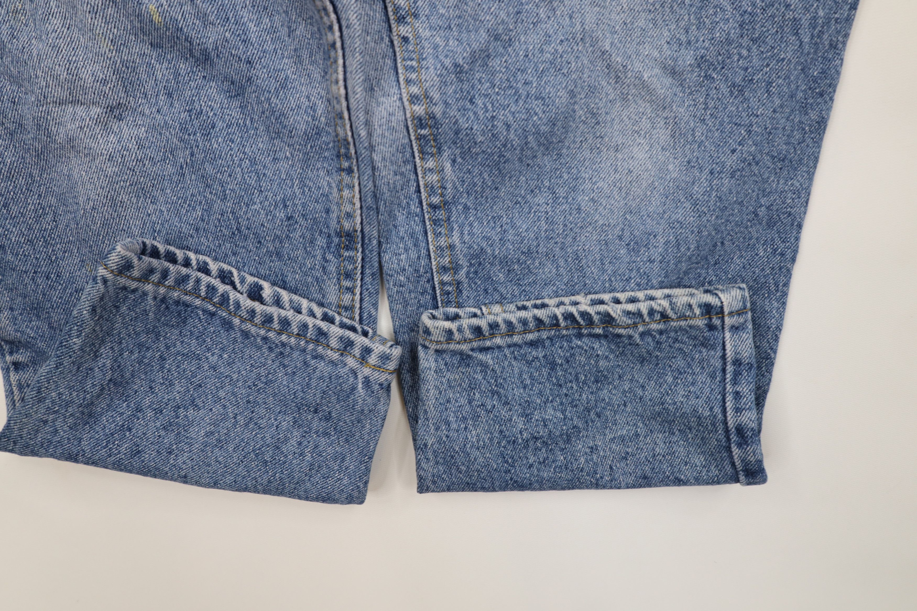 Lee Vtg 80s 90s Lee Pleated High Waist Tapered Jeans USA Size 34" / US 12 / IT 48 - 6 Thumbnail
