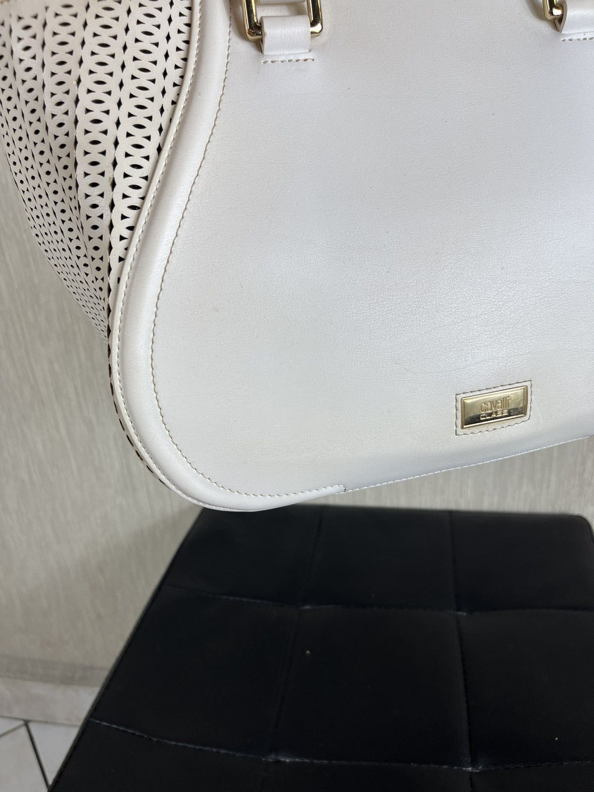 Cavalli Class × Roberto Cavalli Roberto Cavalli Class jaguar y2k leather mesh crossbody bag Size ONE SIZE - 16 Thumbnail