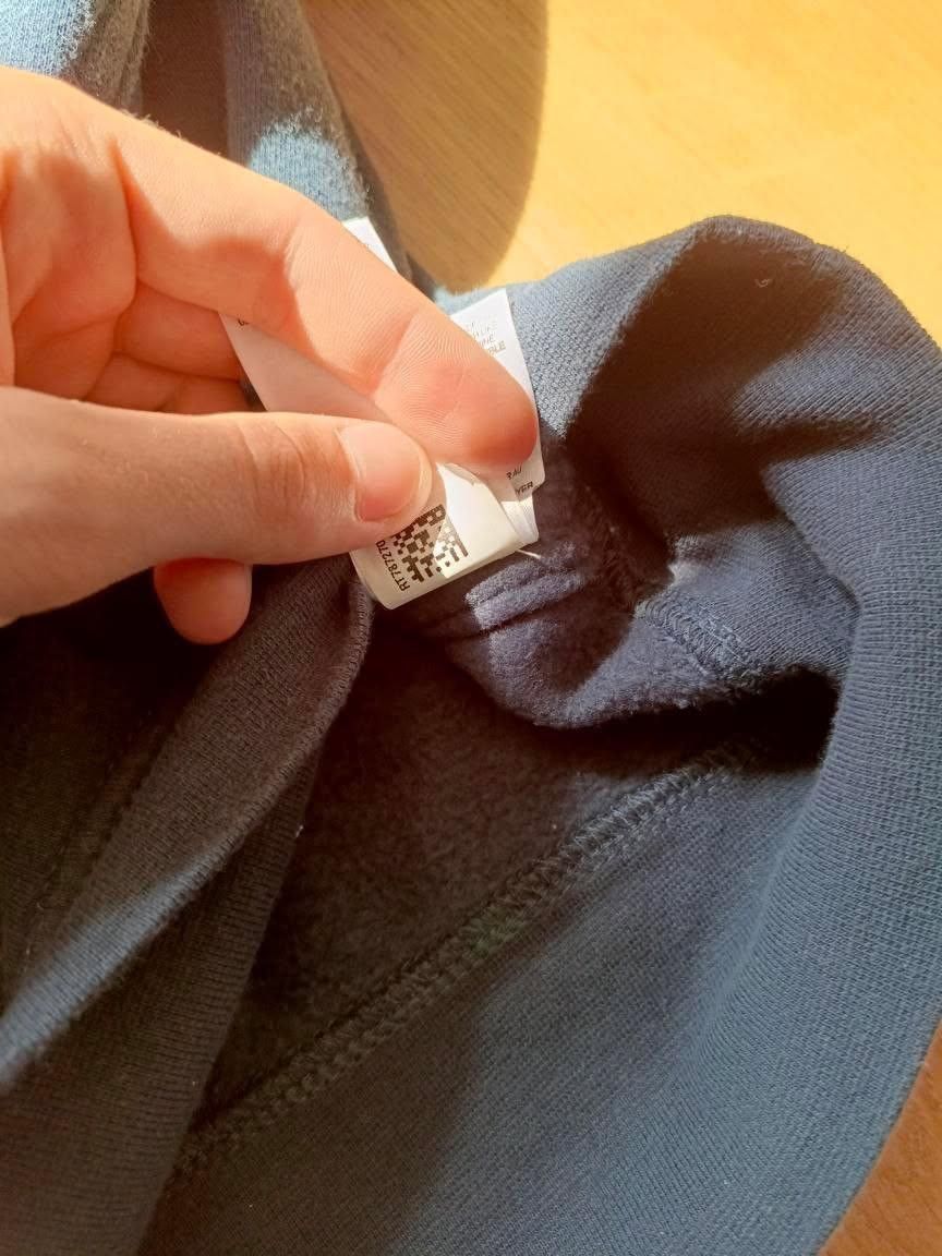 The North Face The North Face men's size L blue hoodie with orange logo Size US L / EU 52-54 / 3 - 7 Thumbnail