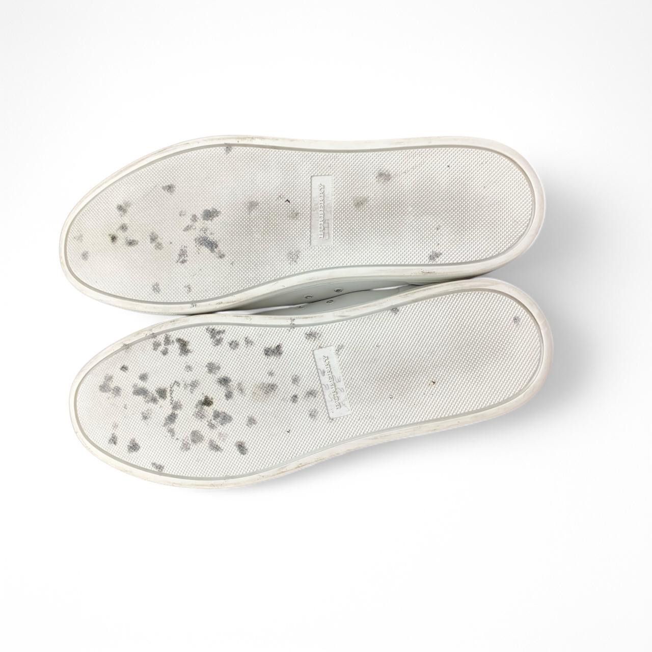 Burberry BURBERRY White Leather Sneakers Size US 10 / IT 40 - 7 Thumbnail