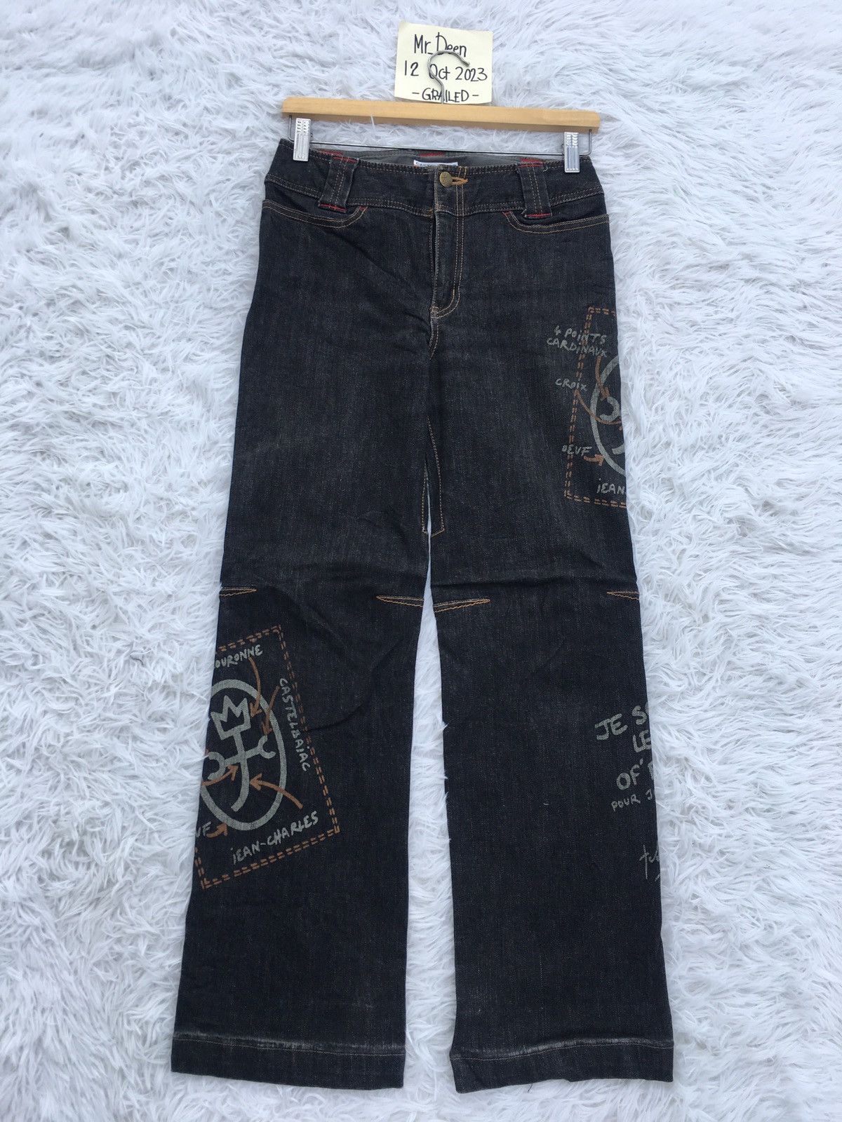 Jean Charles De Castelbajac Rare Vintage Jean Charles de Castelbajac Jean/Denim Size US 26 / EU 42 - 2 Thumbnail