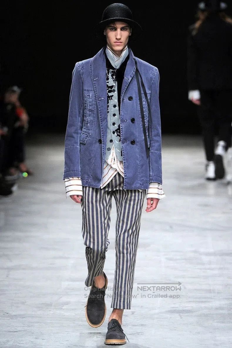 Ann Demeulemeester Ann Demeulemeester Washed Court Blazer. Size US XXS / EU 40 - 2 Thumbnail