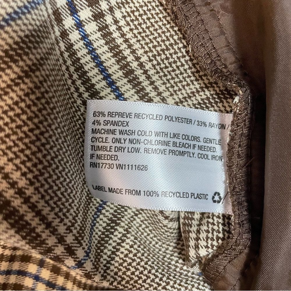 Other NWT New Ava & Viv Mid-Rise Plaid Ankle Length Pants Size 22 Size 42" / US 20 - 8 Thumbnail